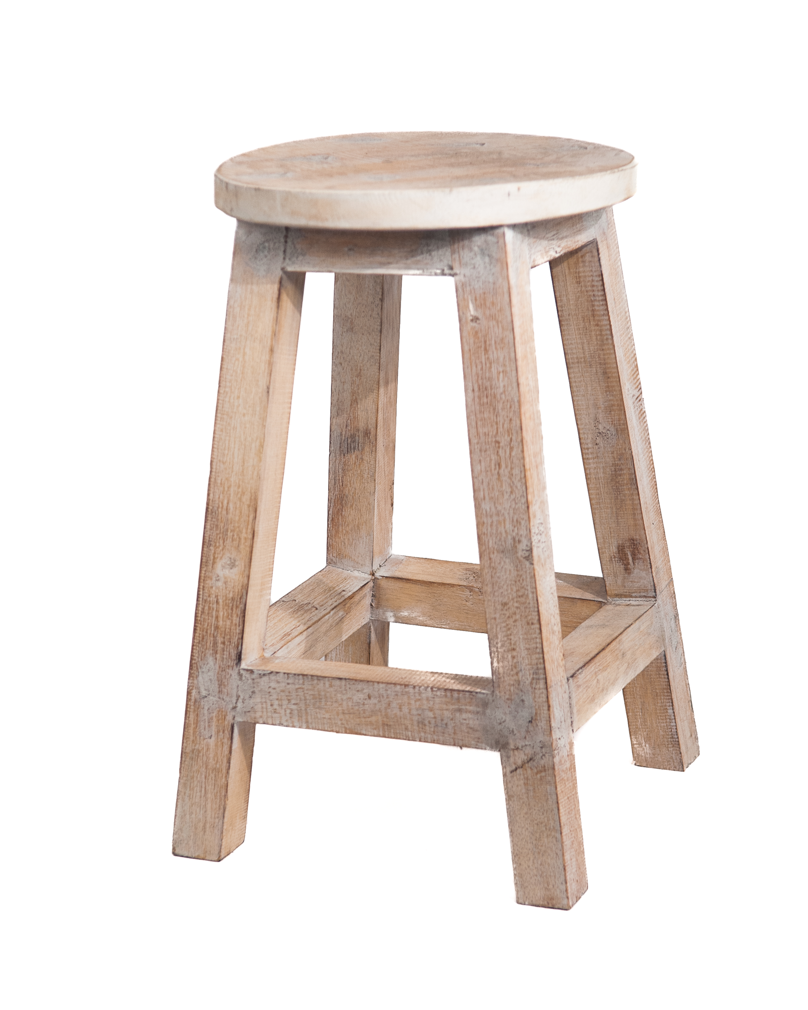 Houten krukje naturel