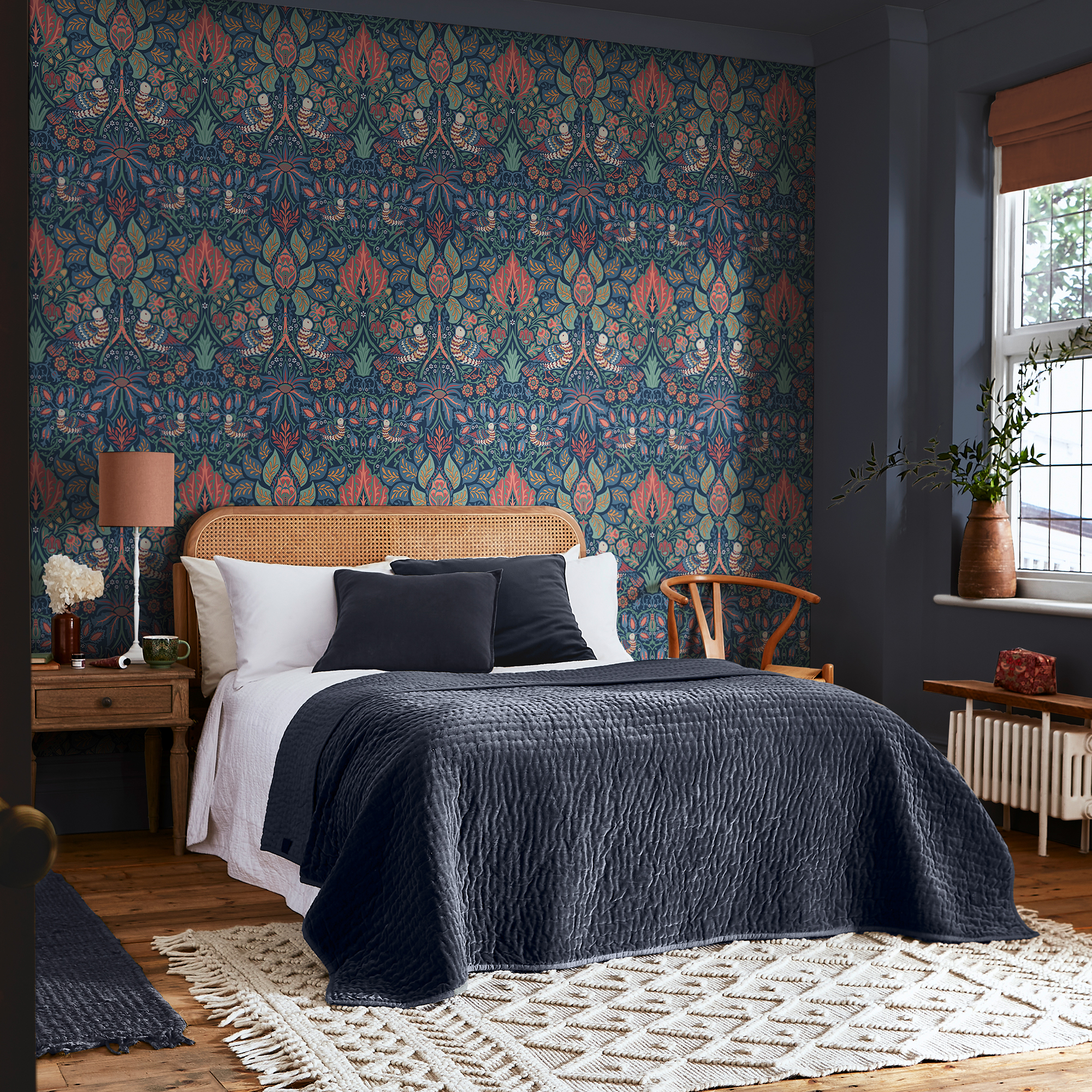 Behang William Morris at Home Dove Rose