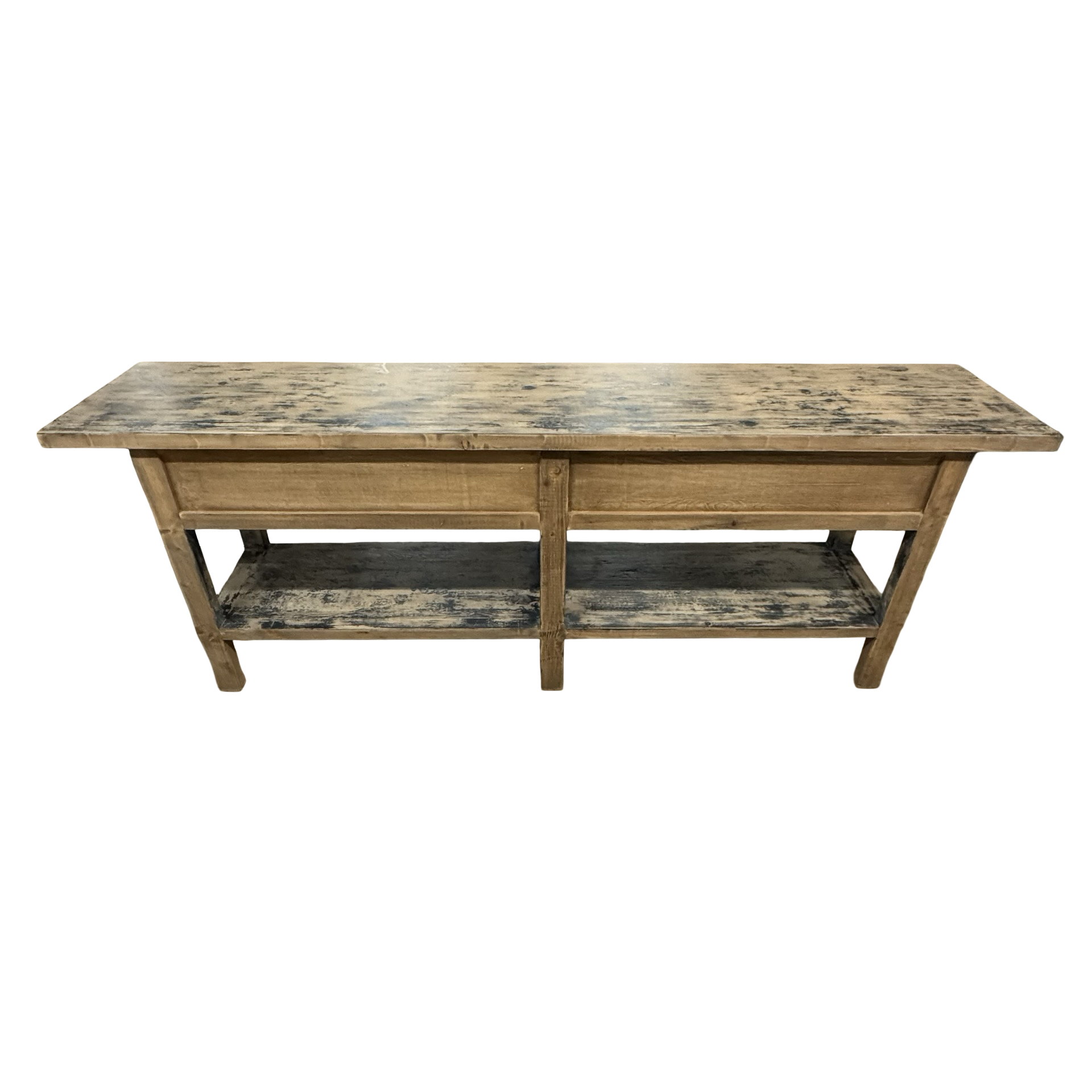Wandtafel zwart finish 4 la en plank uniek