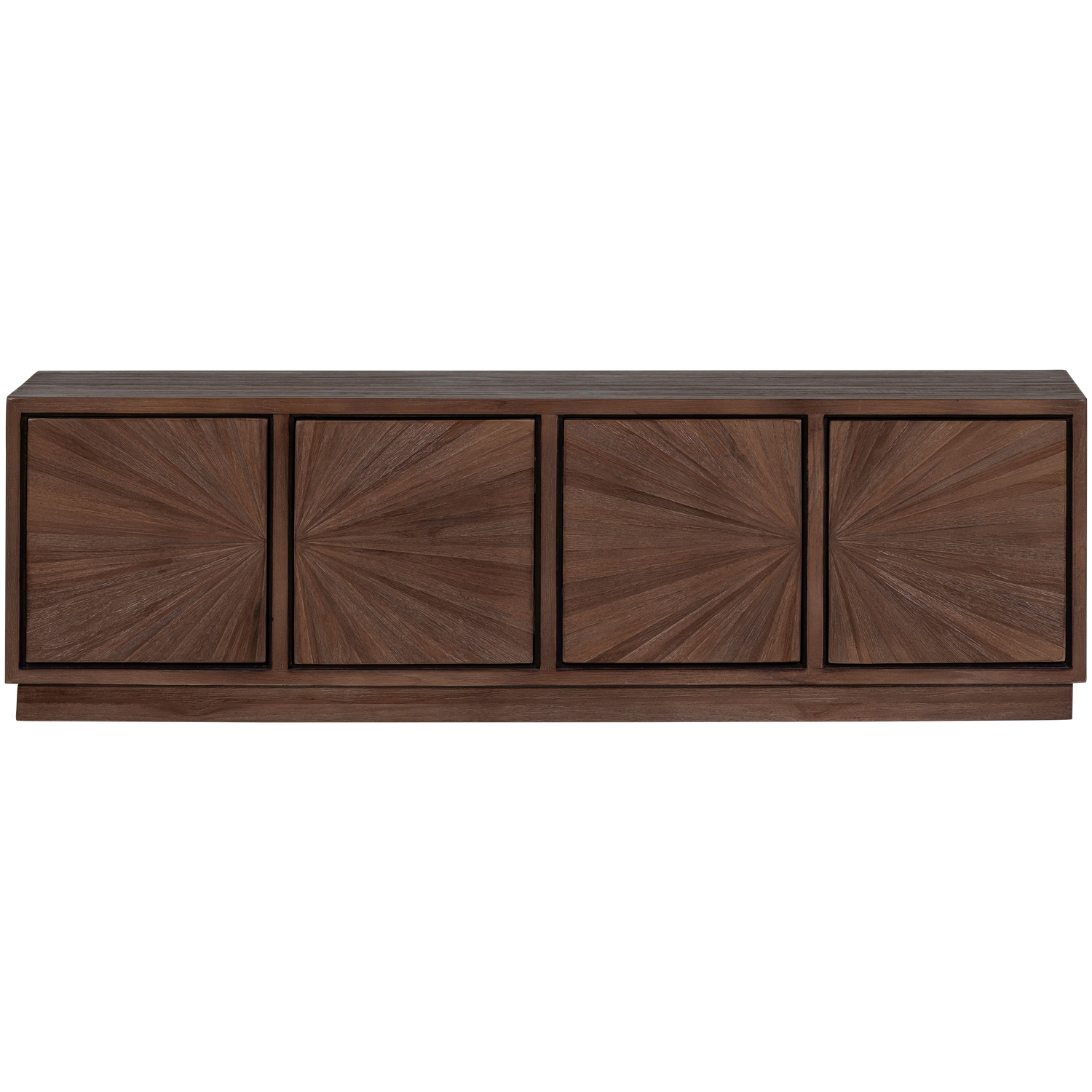 Sun tv meubel recycled teak bruin