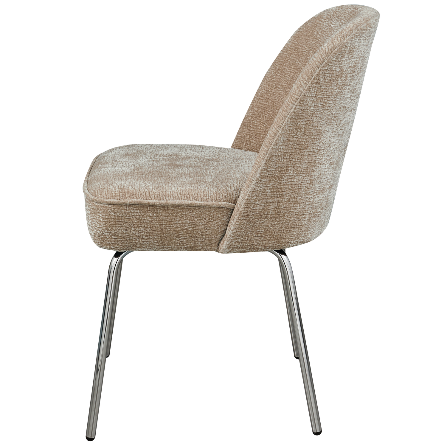 Vogue eetkamerstoel structure velvet brass