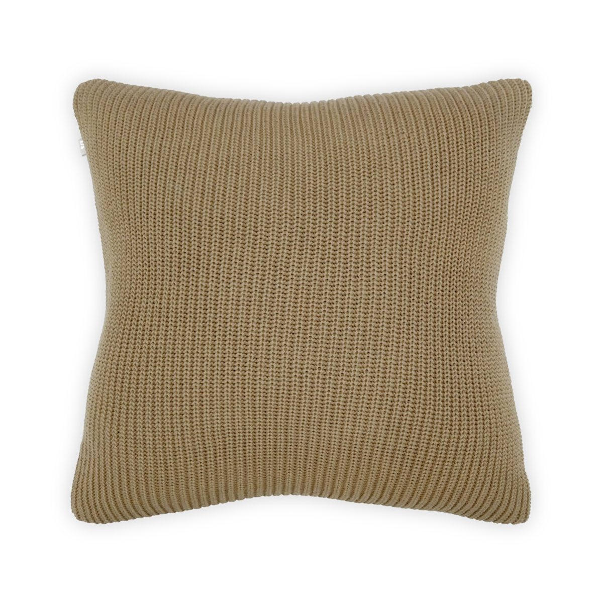 Knitted Lines sierkussen groen