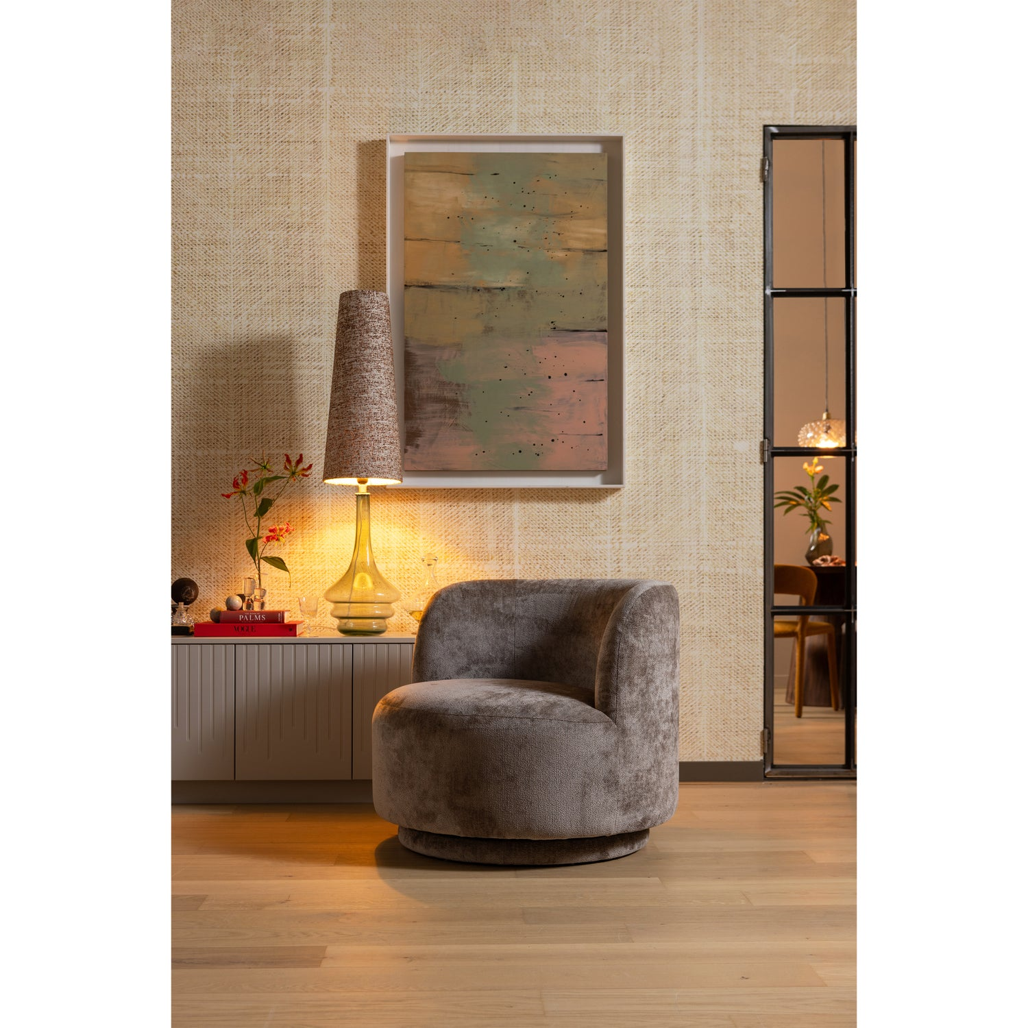 Popular draaifauteuil naturel