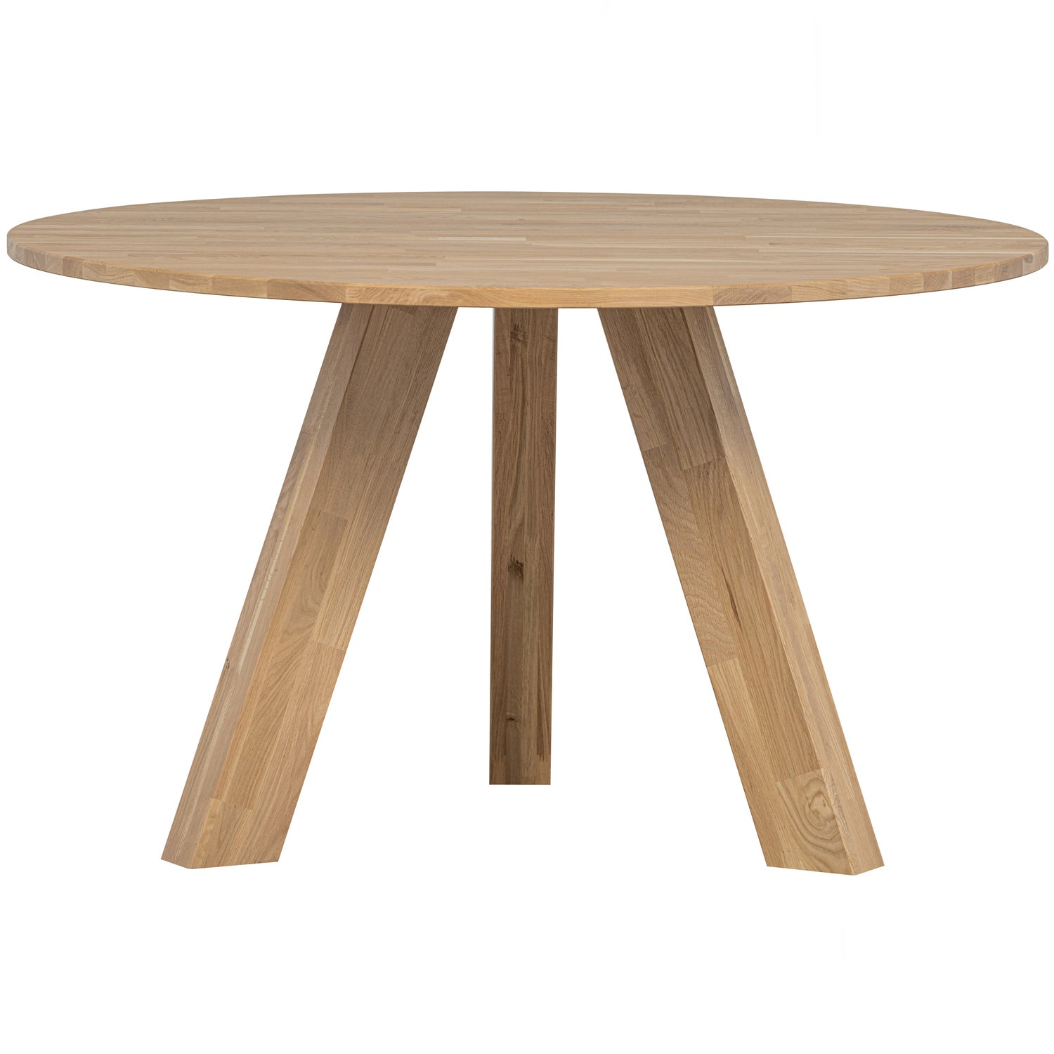 Rhonda eettafel o129 cm eiken middenbruin [fsc]