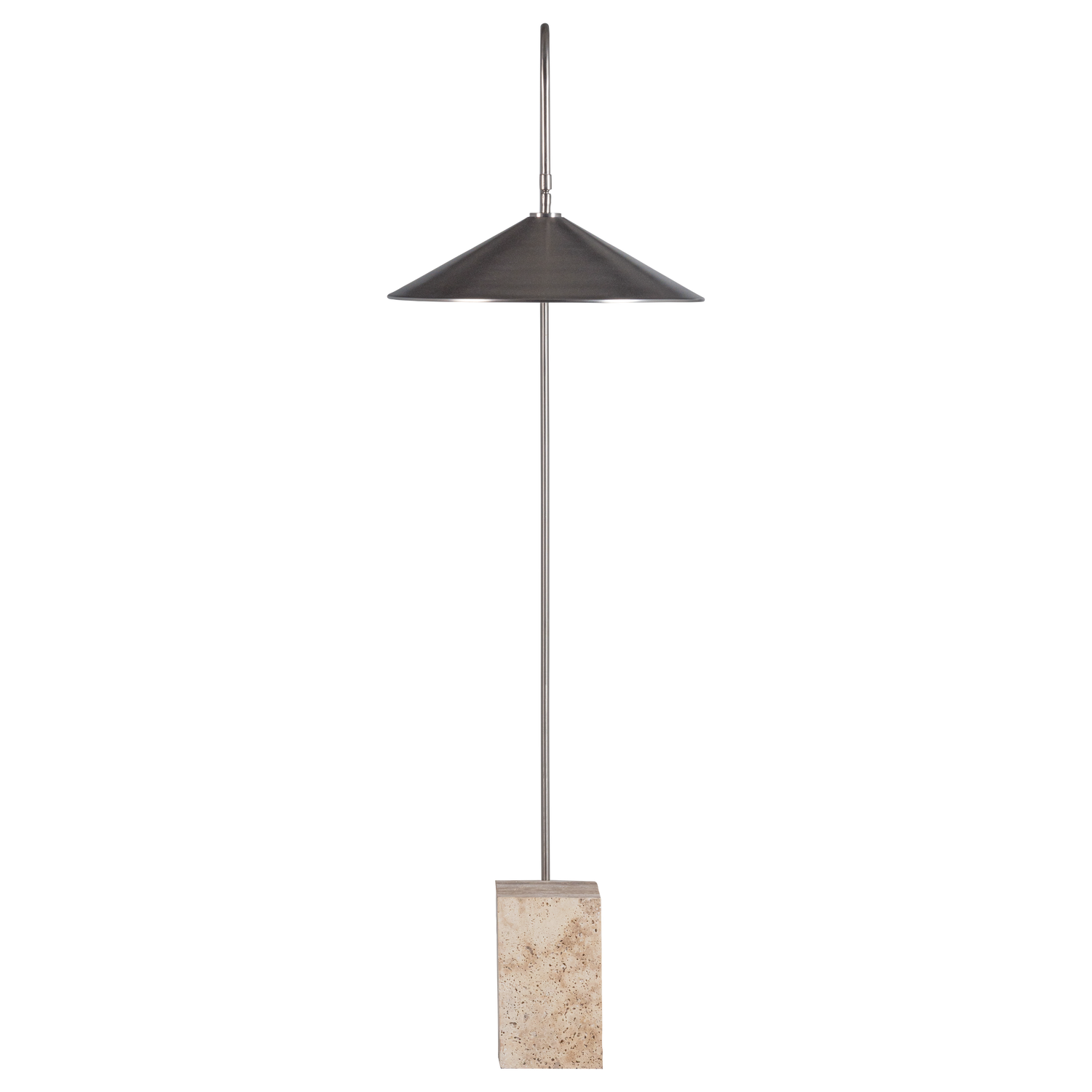 Korn vloerlamp metaal chroom