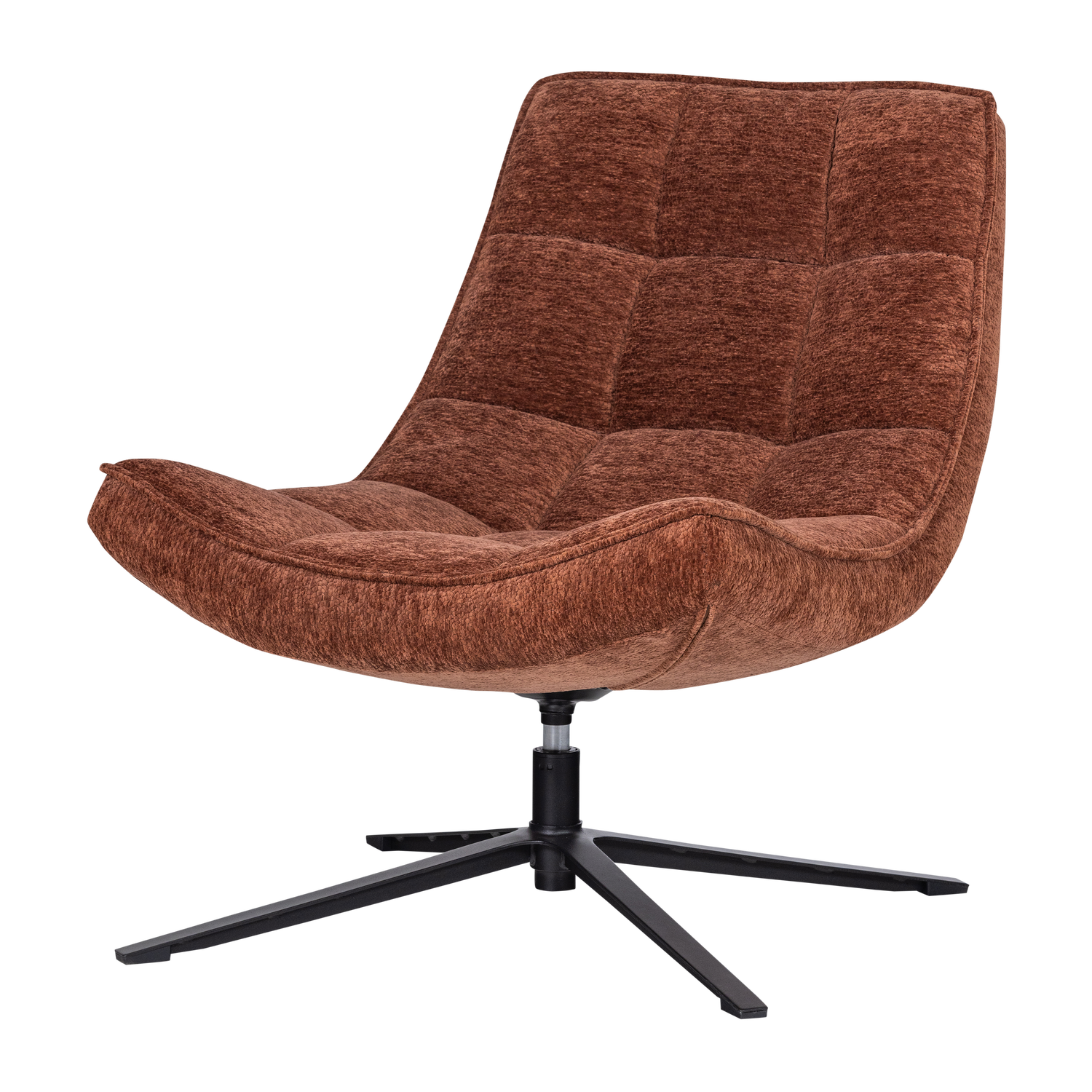 Maudi draaifauteuil chenille structuur groen
