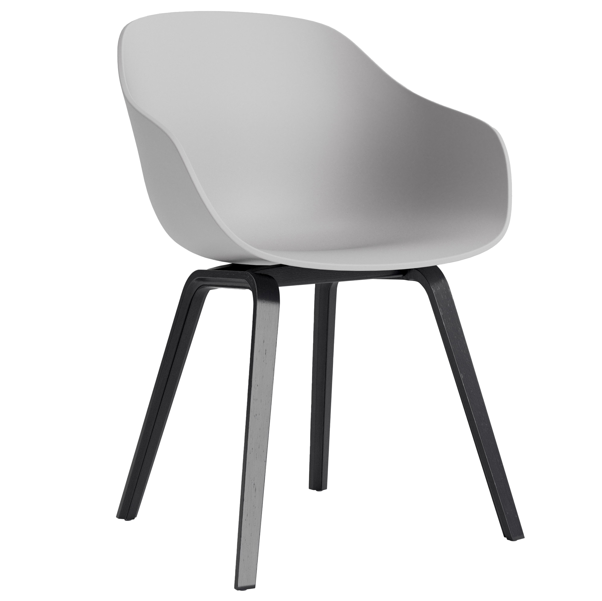 HAY stoel AAC 222 eiken zwart gelakt frame