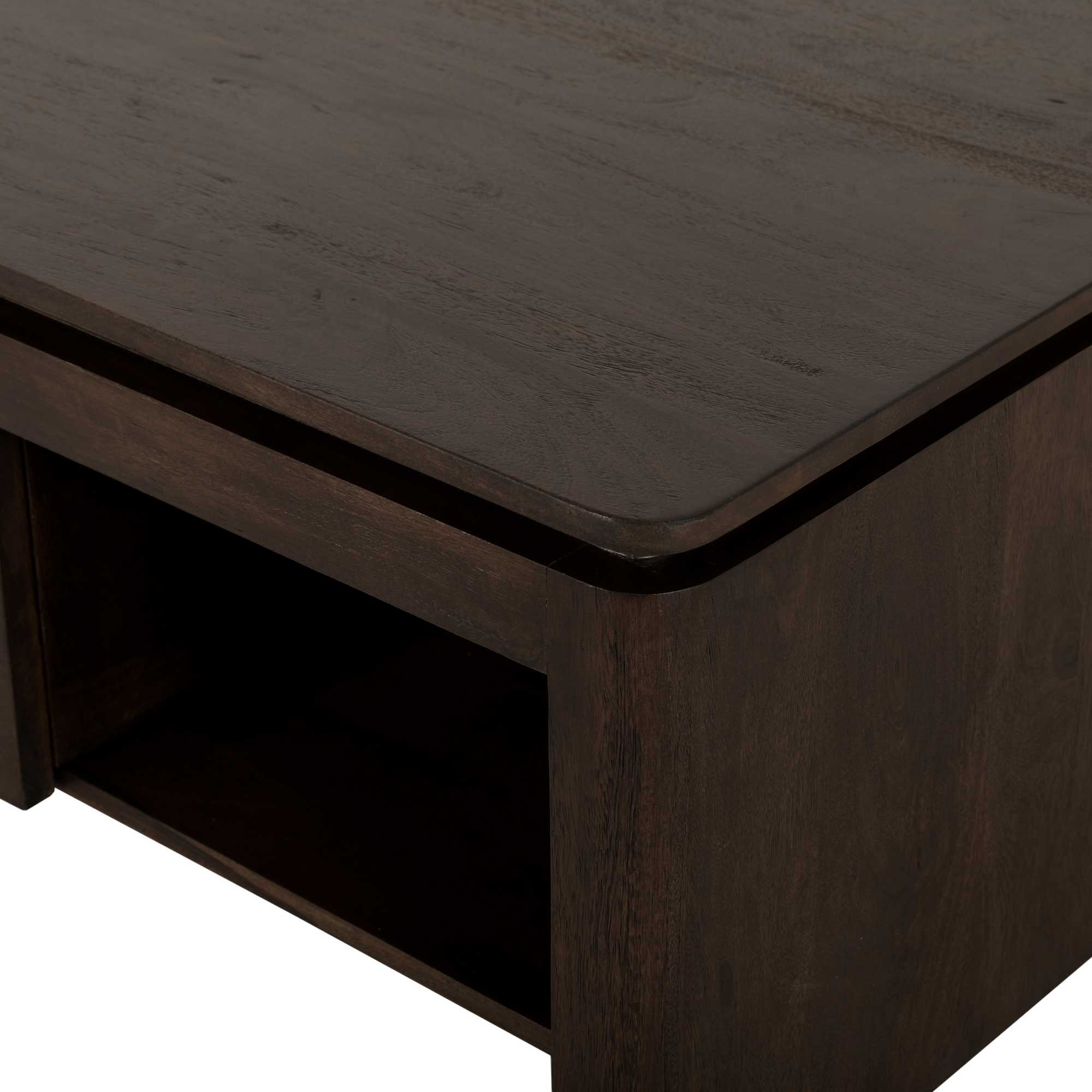 Salontafel Rondo Vierkant Bruin
