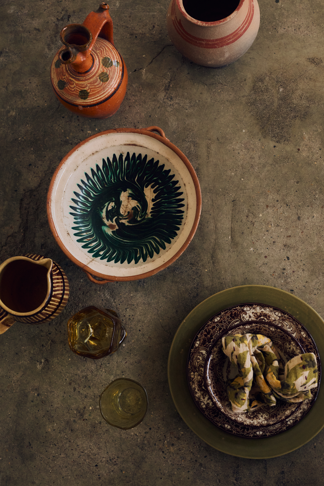 HKliving Servies Farmhouse Ceramics Diner bord - set van 2