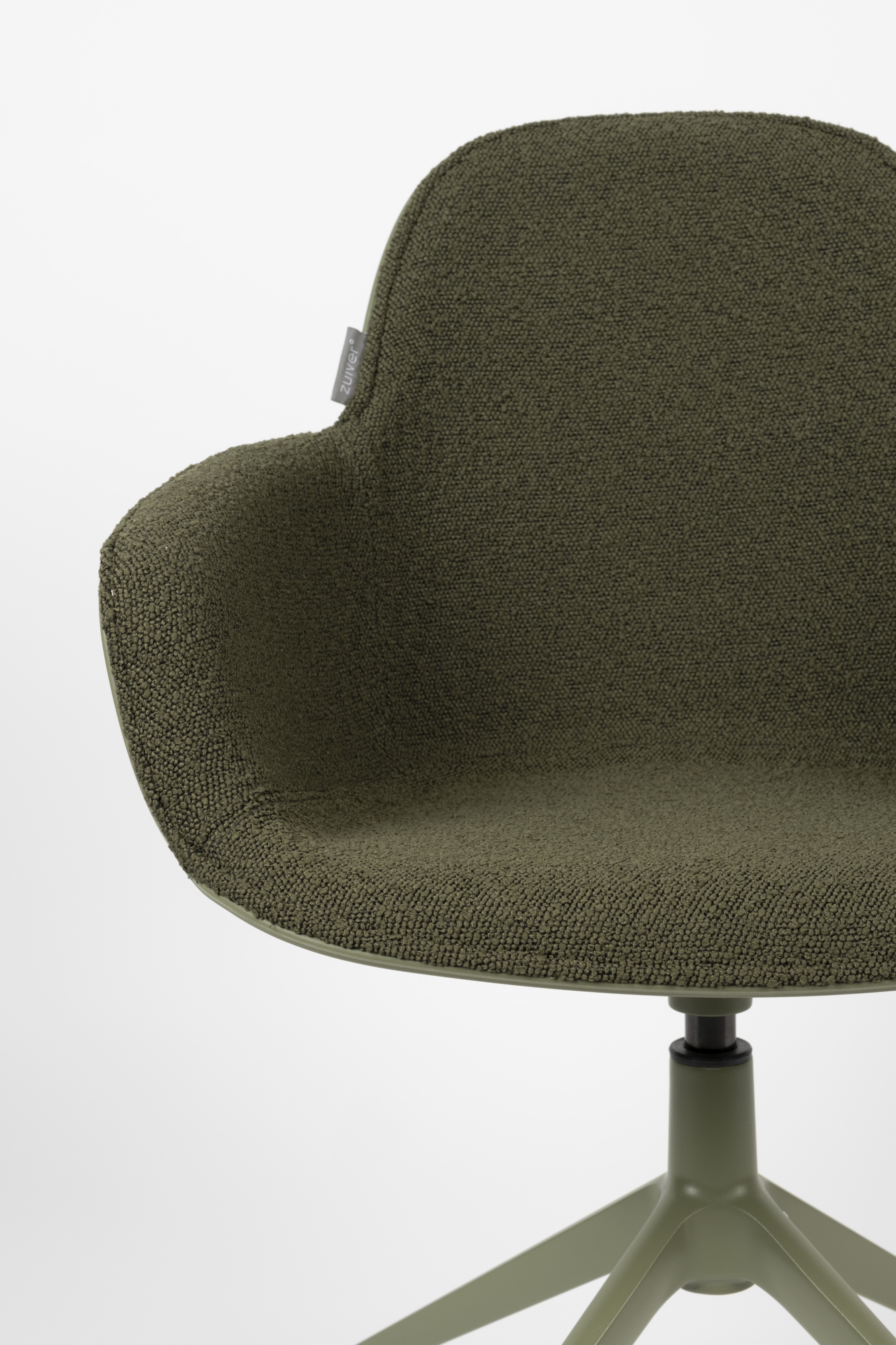 Armchair albert kuip swivel green