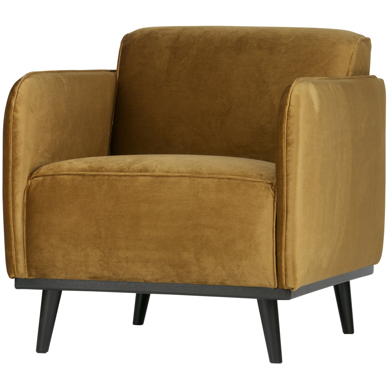 Statement fauteuil met arm chenille velvet perzikroze