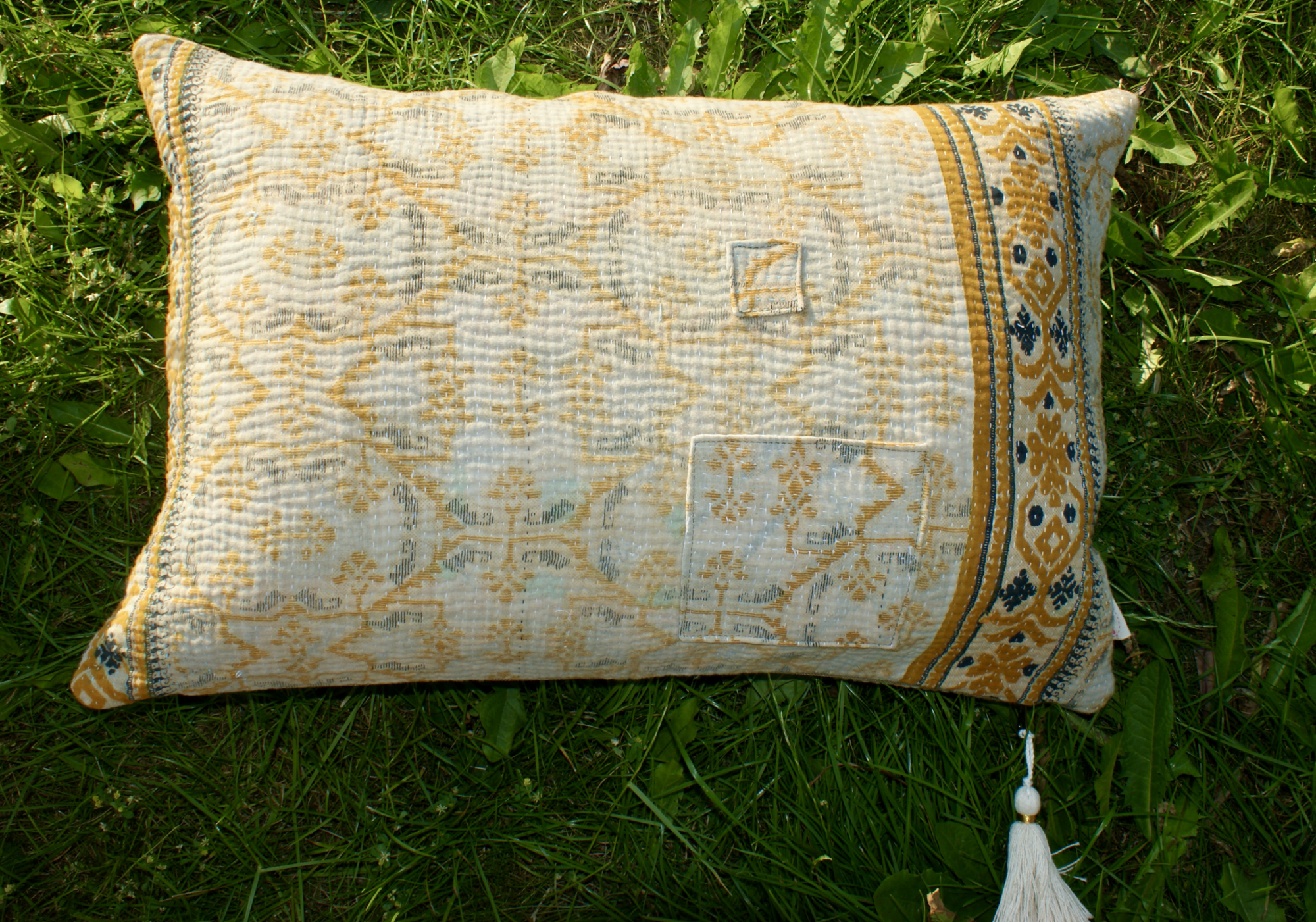 Kussen Kantha vintage 40x60 cm