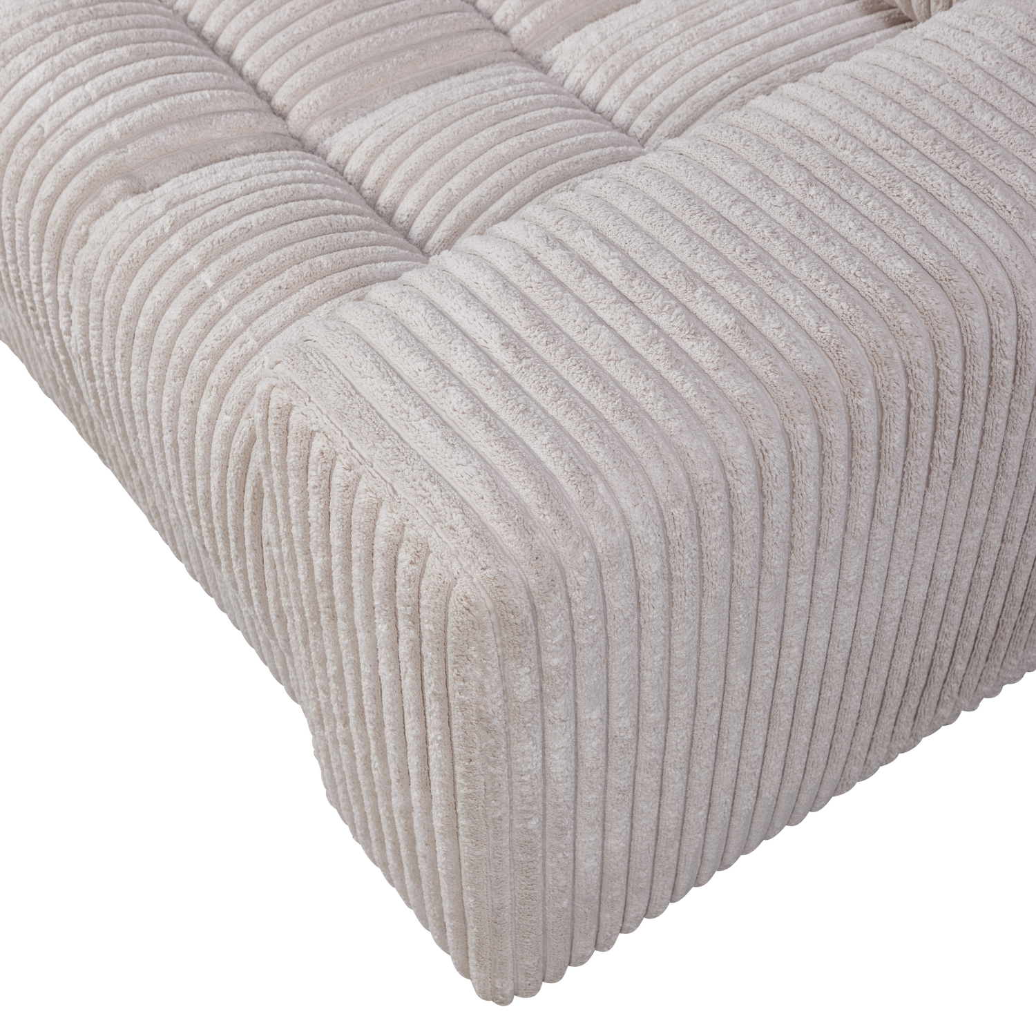 Second date loveseat velvet warmgrijs