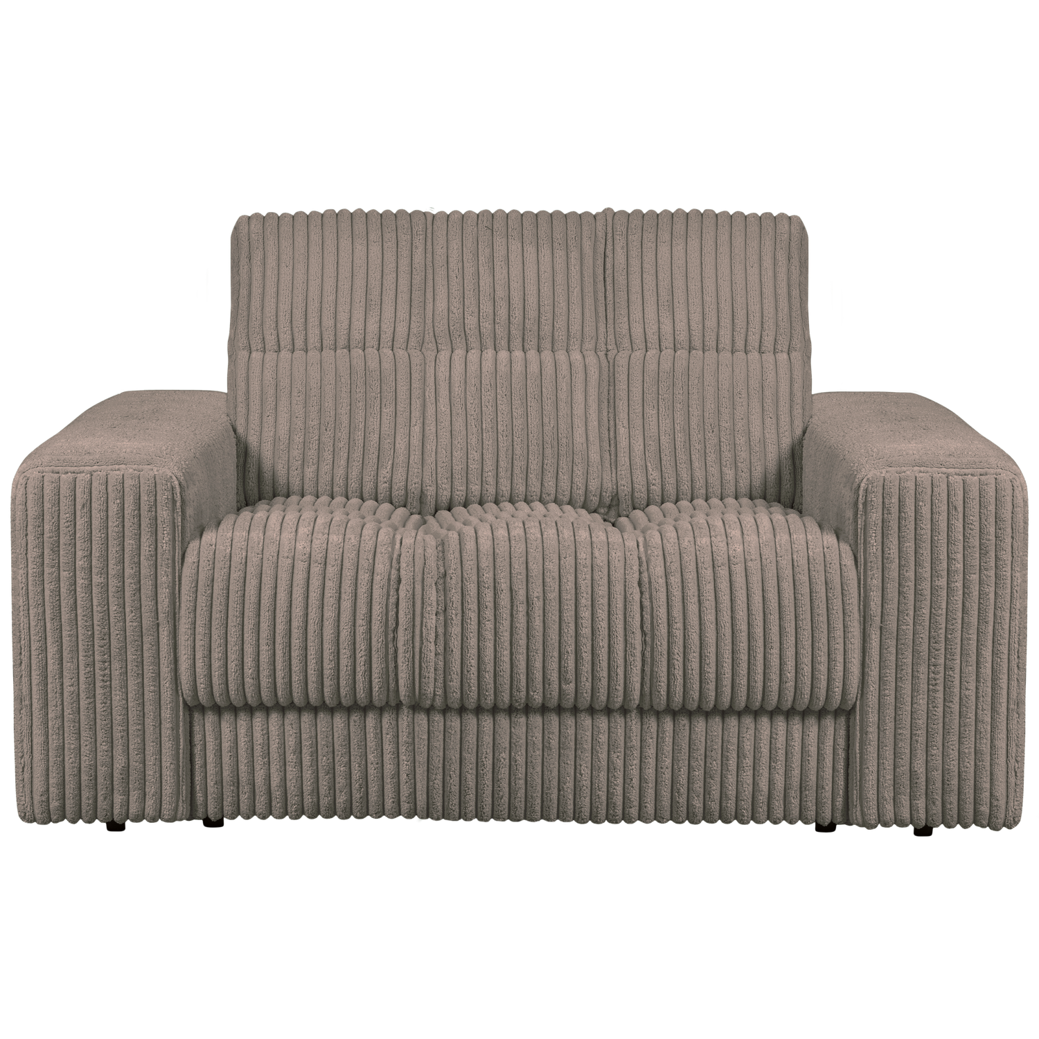 Second date loveseat velvet warmgrijs