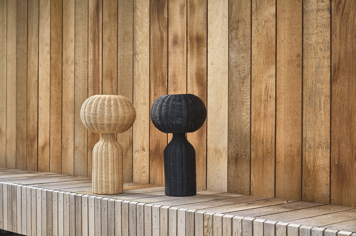 Tafellamp Vinka rattan naturel