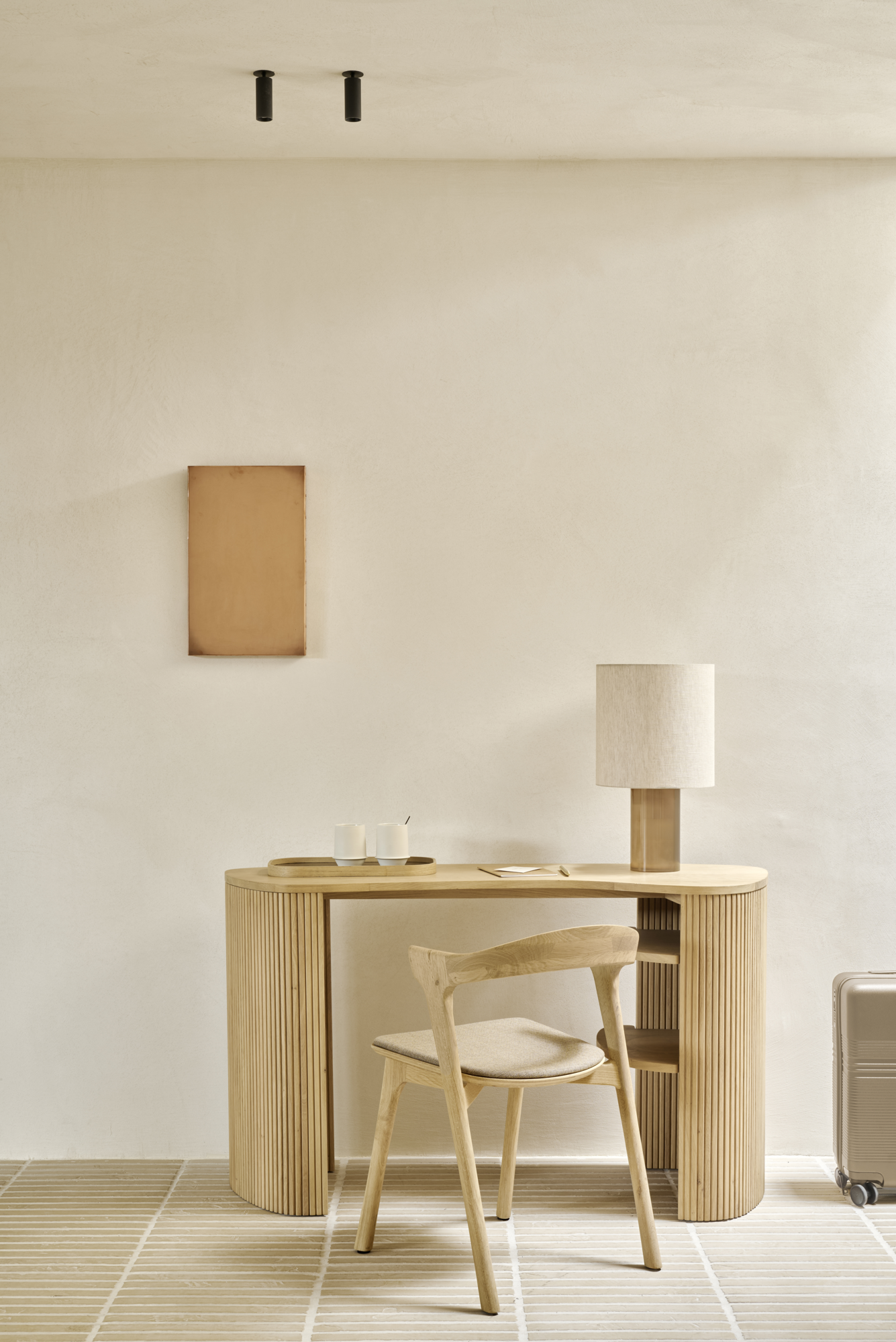 Ethnicraft - Roller Max bureau - mahonie donkerbruin