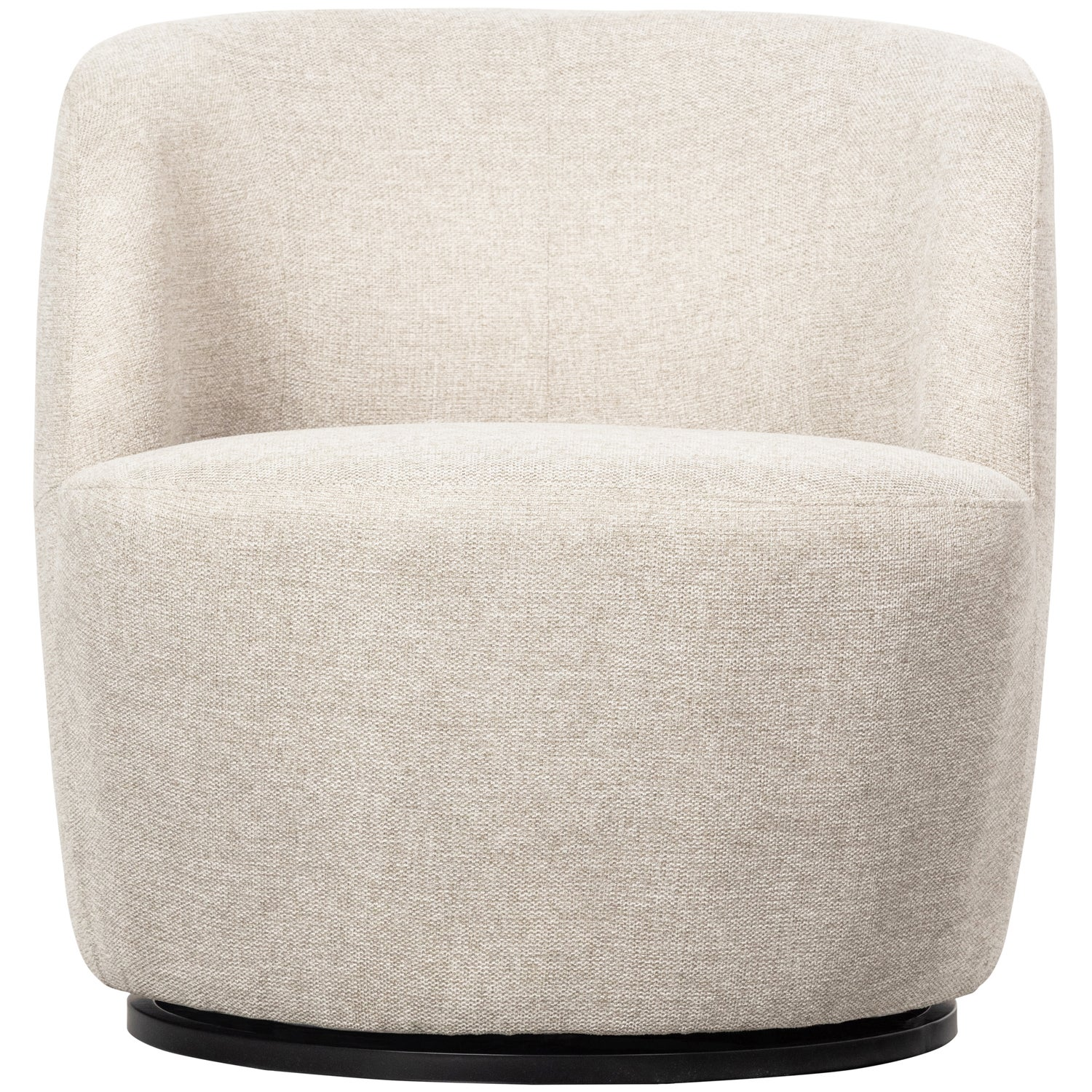 Serra draaifauteuil naturel melange