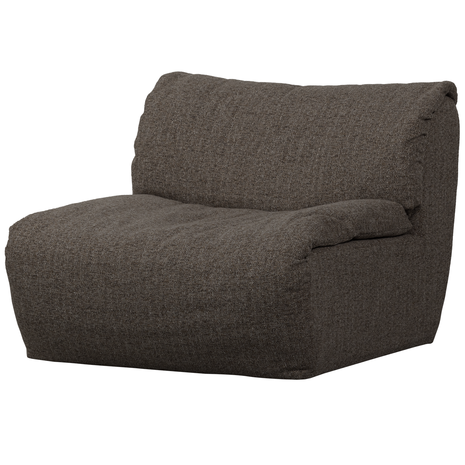 Baggy 1-zits element geweven chenille oudroze