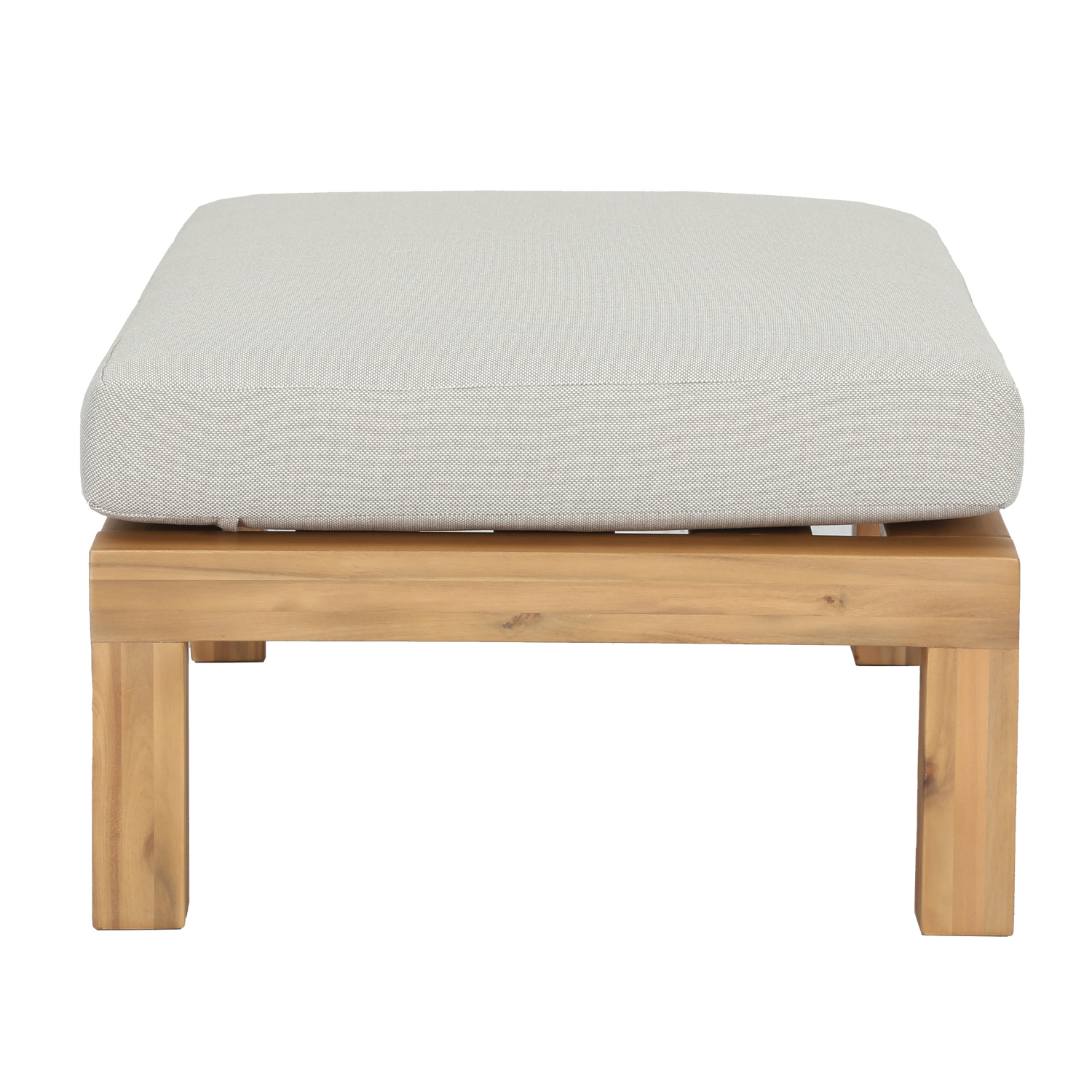 Relax tuin hocker/bijzettafel acaciahout naturel/zand [fsc]