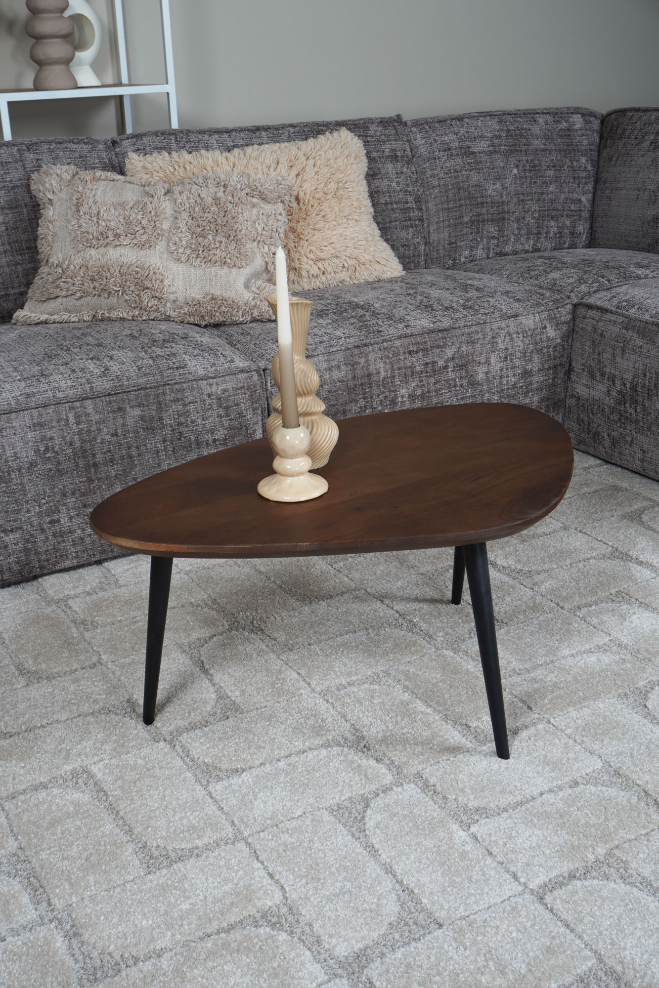 Hoekbank Kick Cremona Taupe