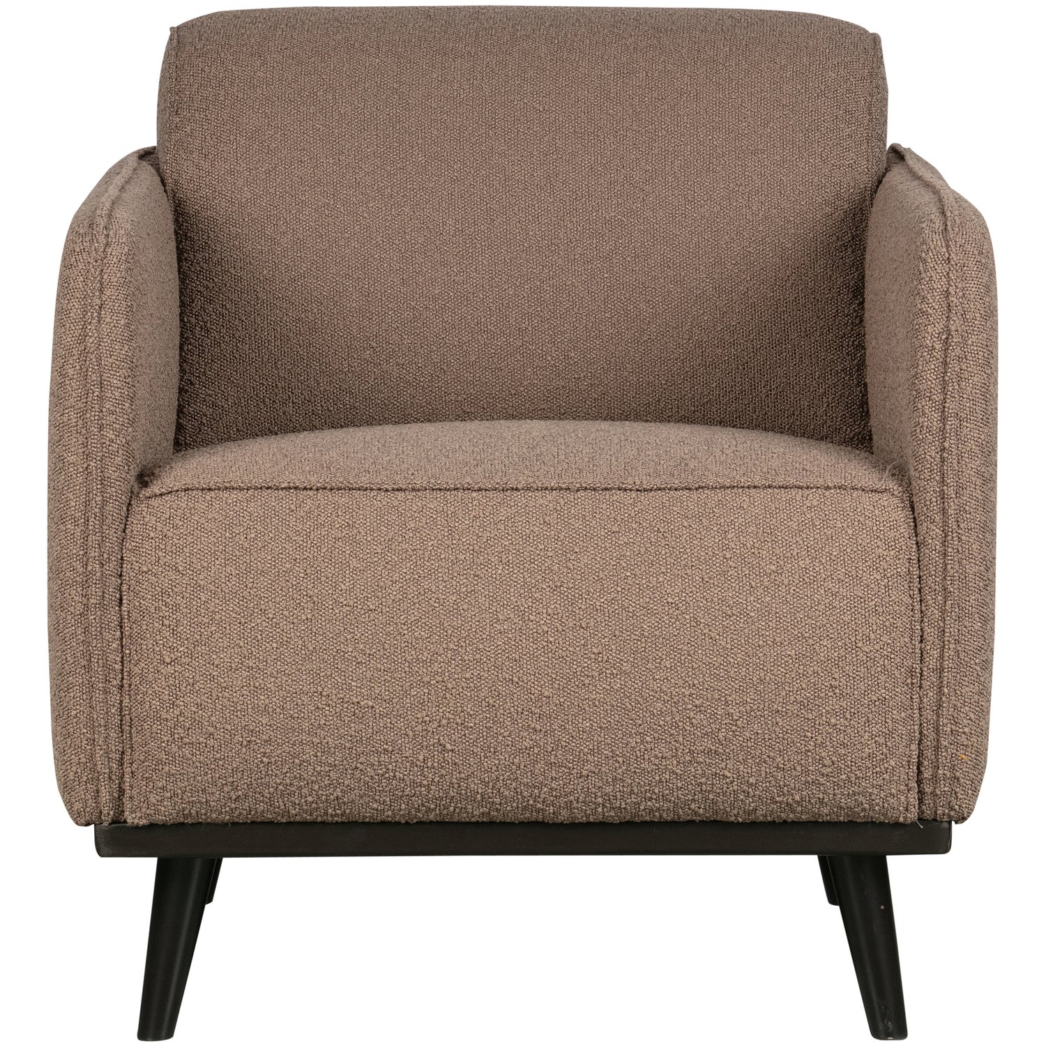 Statement fauteuil met arm chenille velvet perzikroze