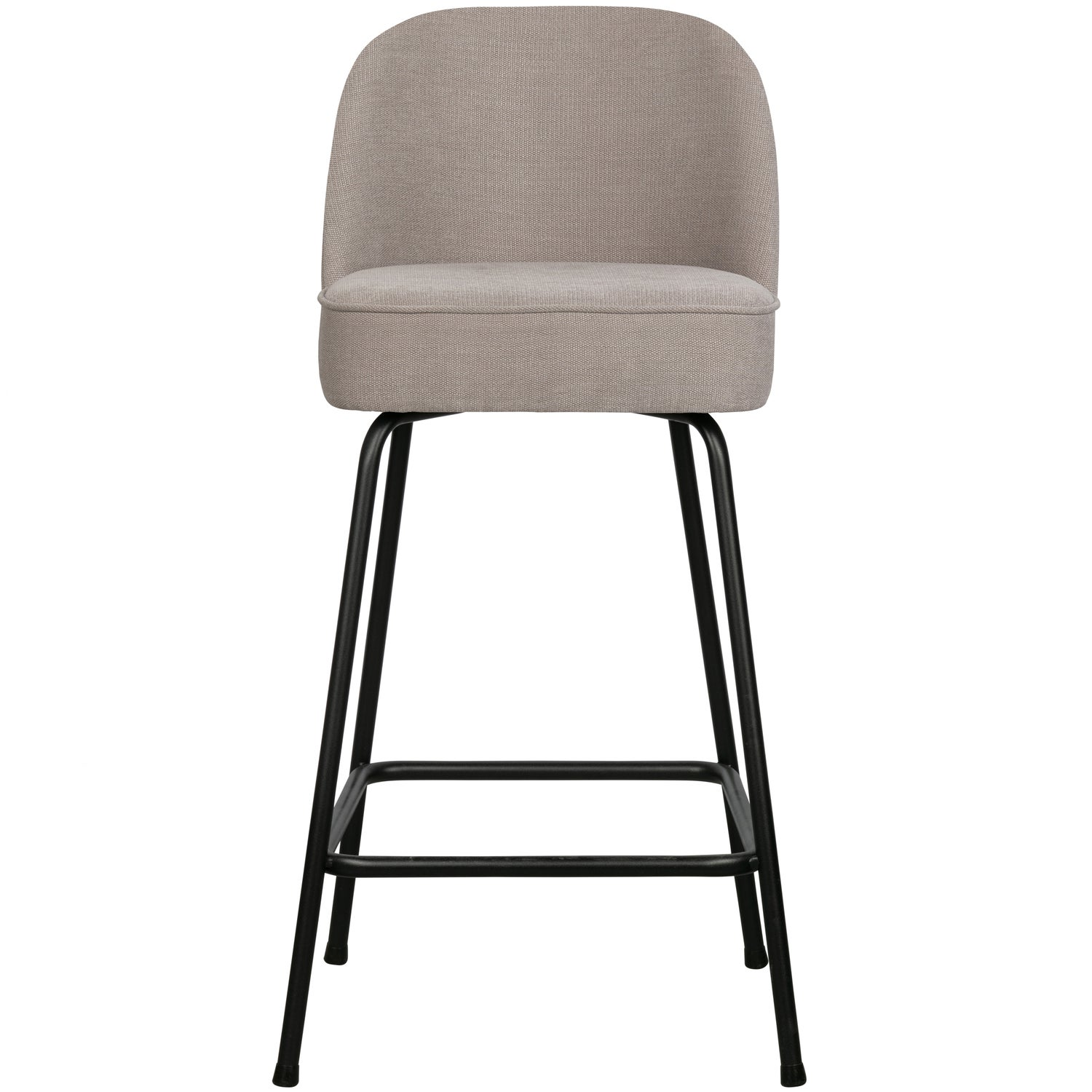 Vogue barstoel 65 cm 3d chenille middenbruin