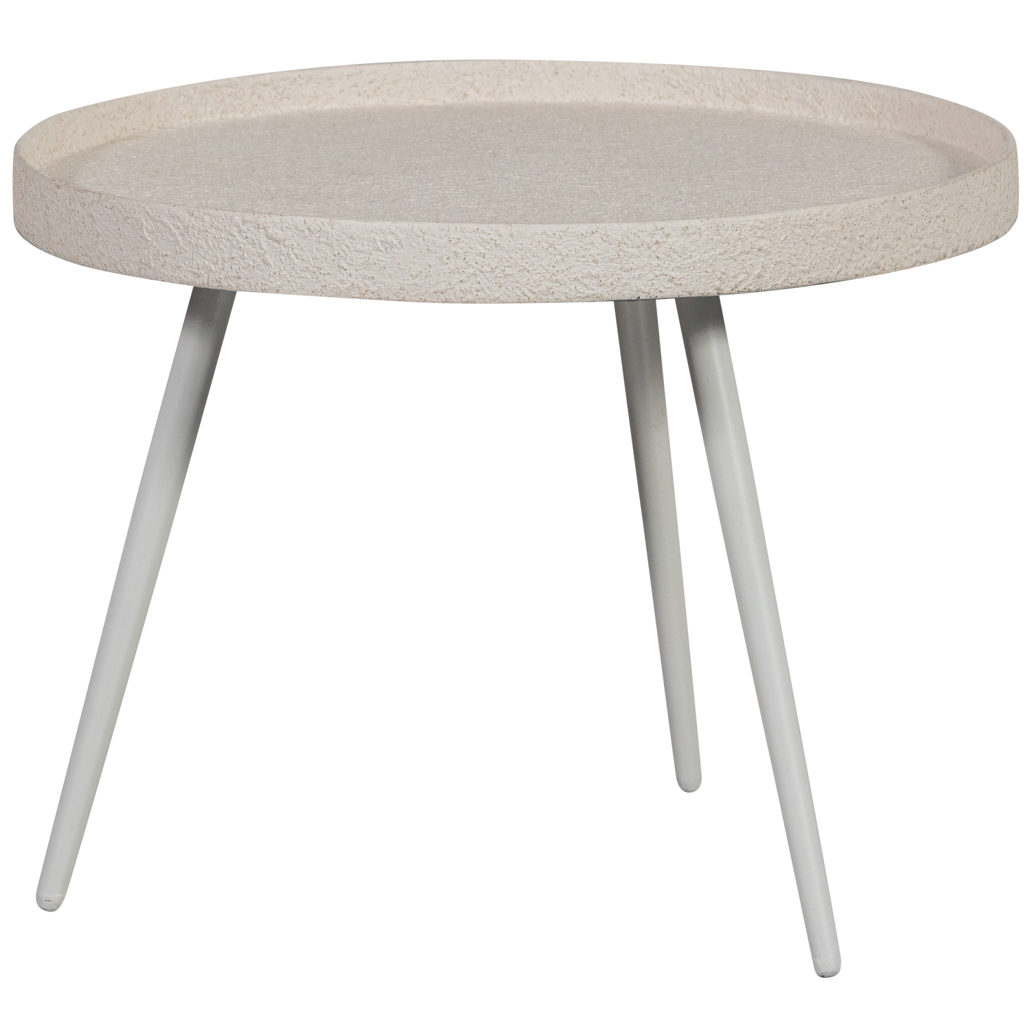 Bounds bijzettafel l hout/metaal naturel 44xo58 cm