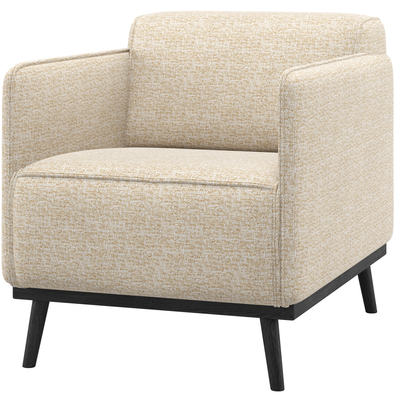 Statement fauteuil met arm chenille velvet perzikroze