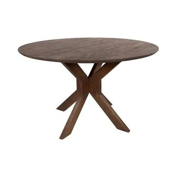 TFF Tafel Marron rond