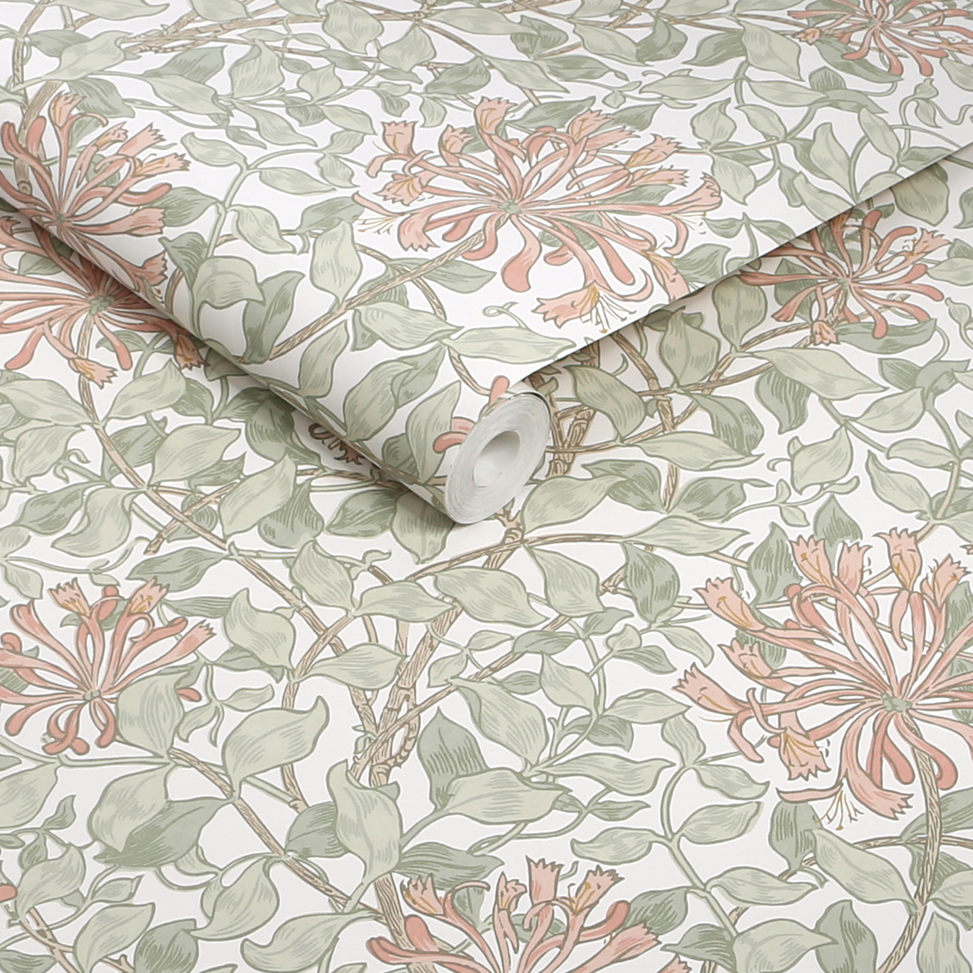 Behang William Morris at Home Honeysuckle