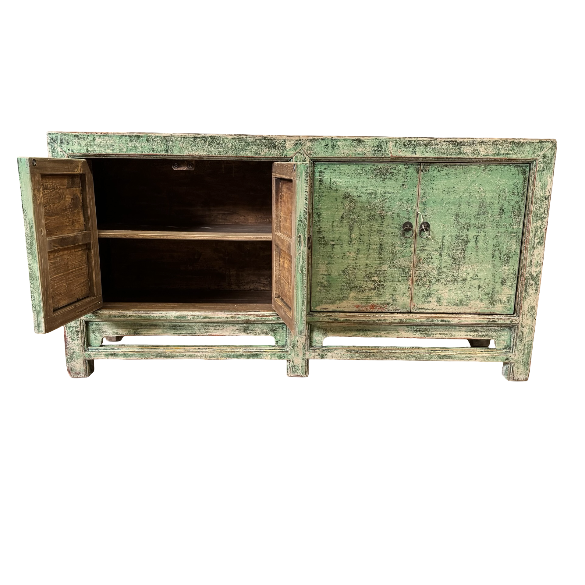 Dressoir 4deur groen uniek