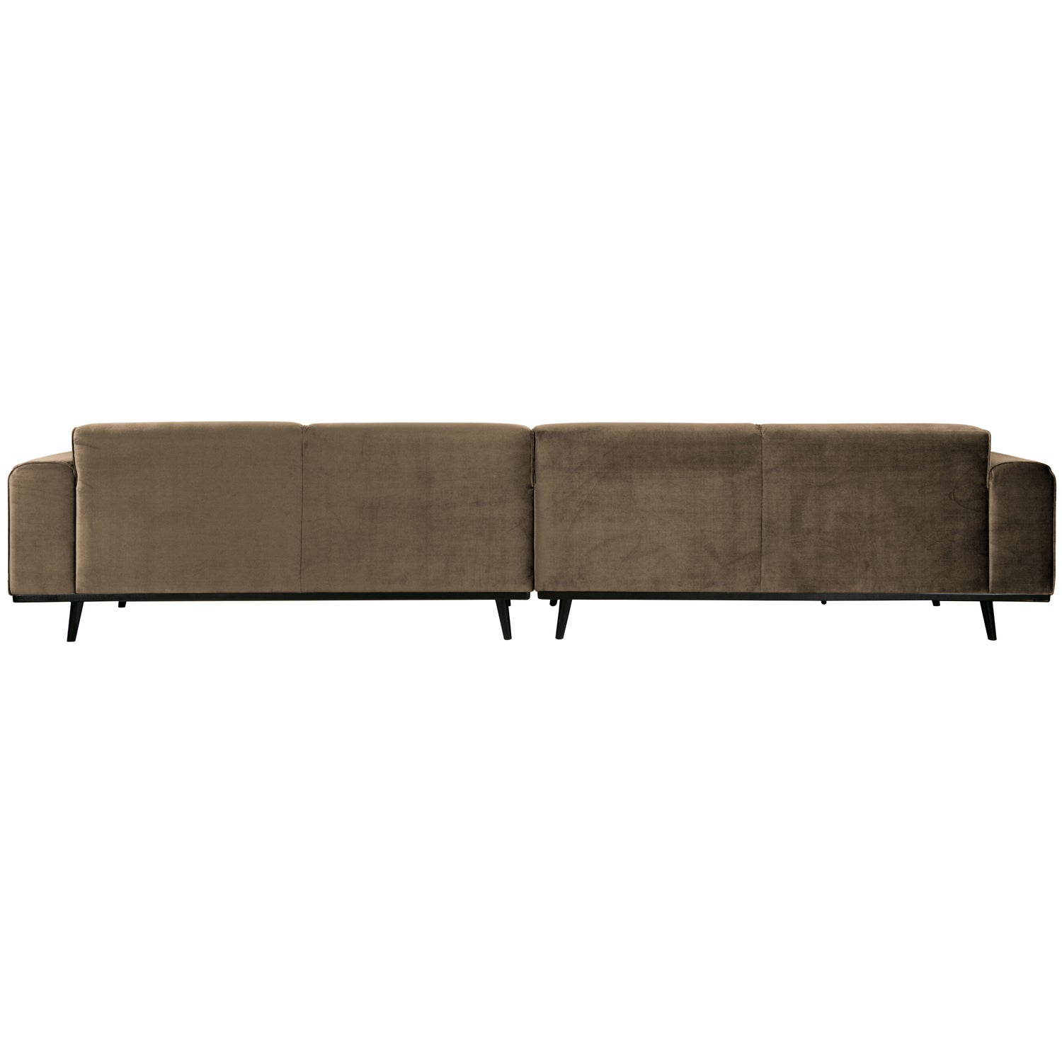 Statement xl 4-zits bank 372 cm lichtbruin melange