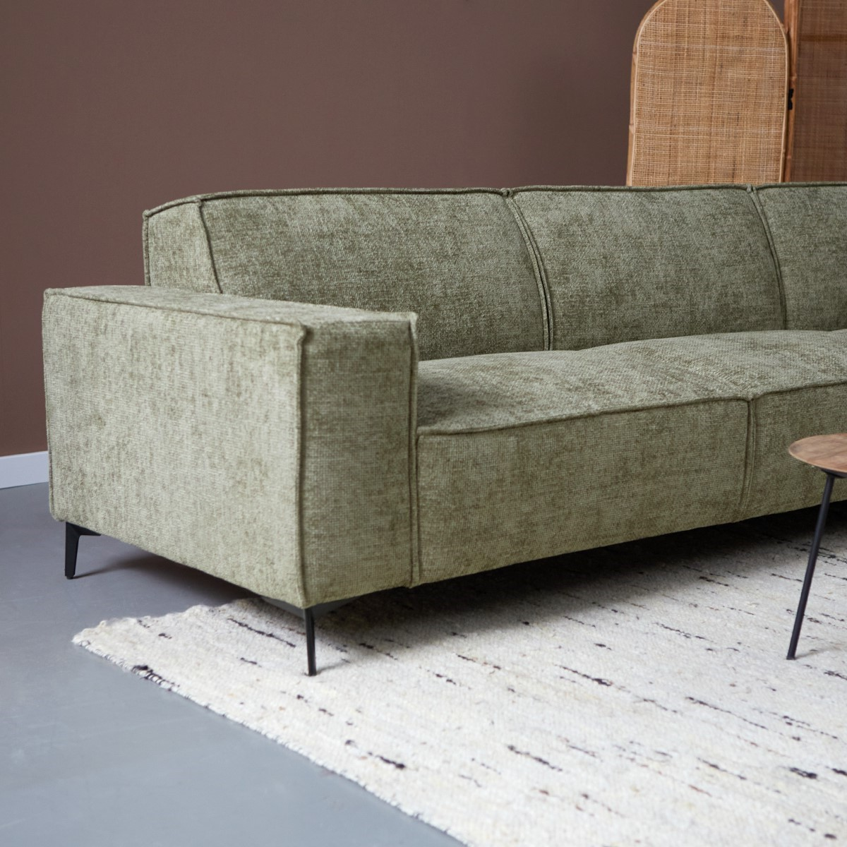 Hoekbank Valora Groen Chaise