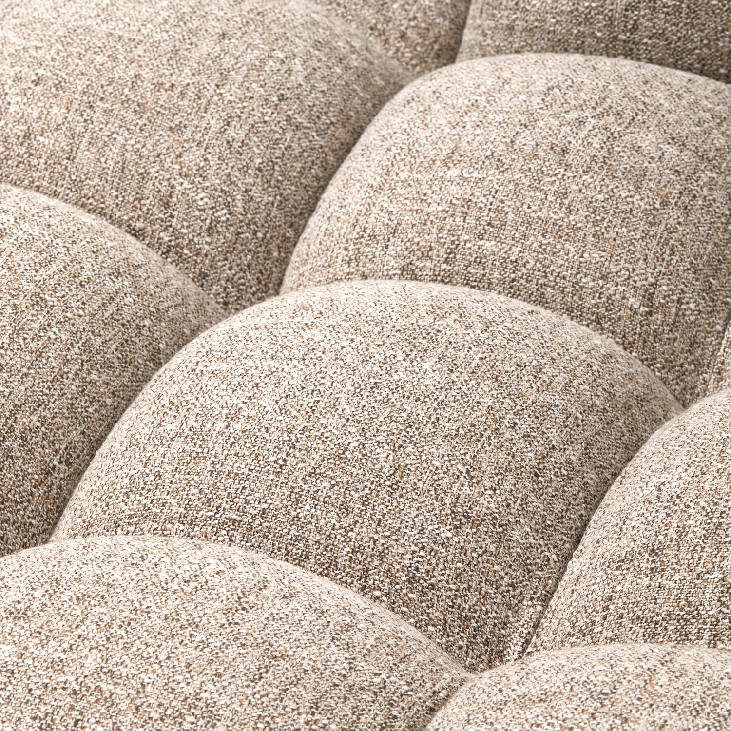 Allure chaise longue links geweven stof naturel melange