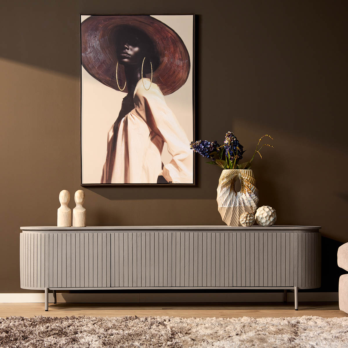 Tv-meubel Sol Taupe 210