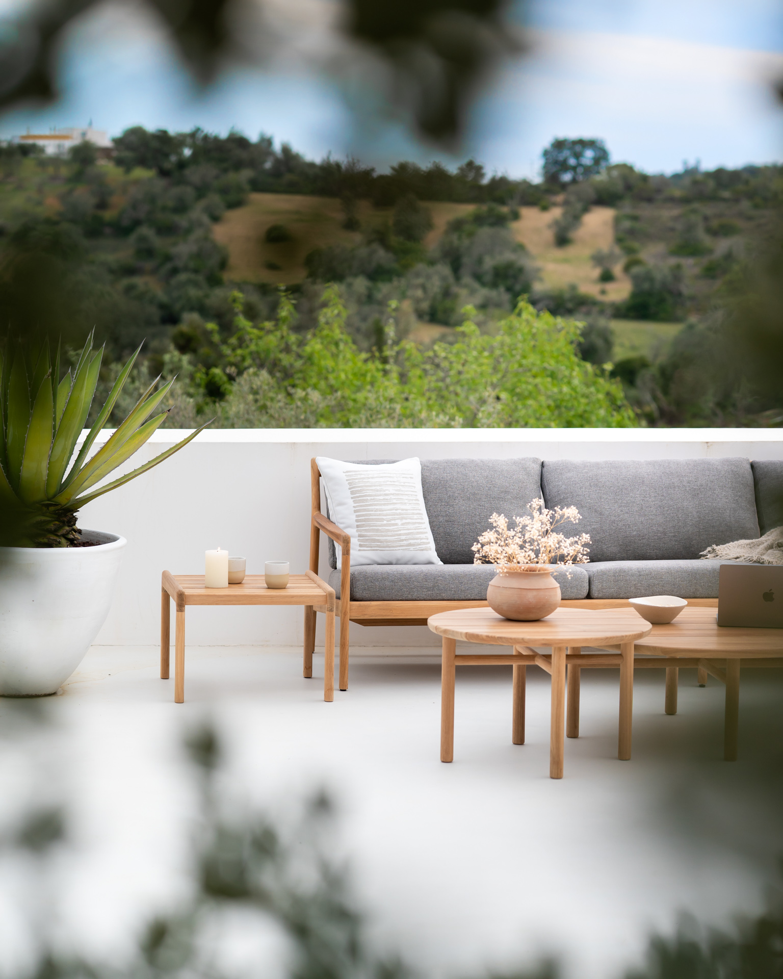 Ethnicraft - Outdoor - Teak Jack sofa 265cm