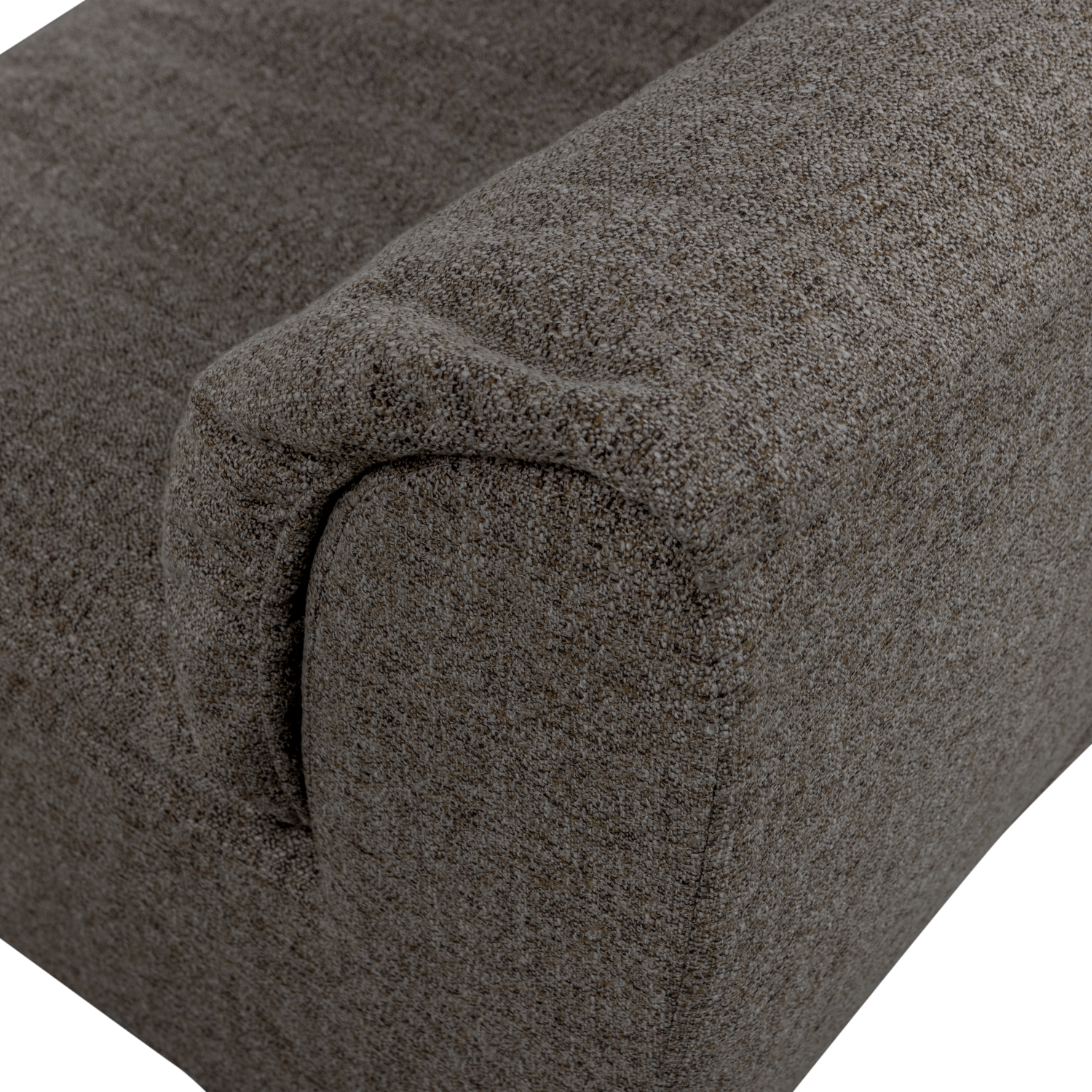 Baggy 1-zits element geweven chenille oudroze