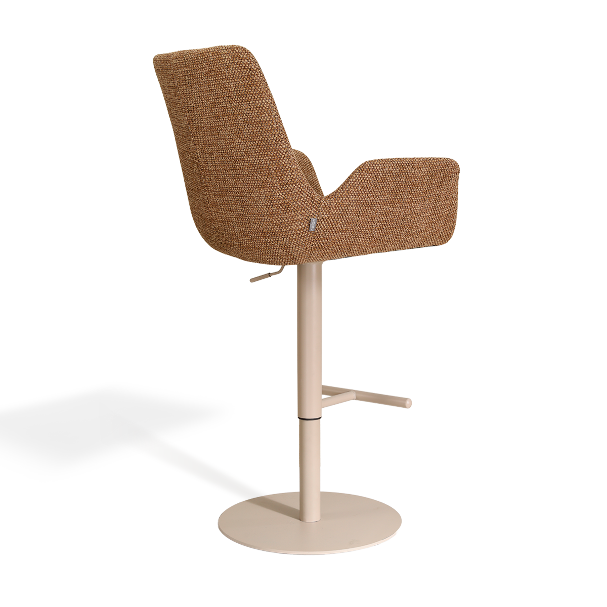 Niva-Eef draaibare tulp barkruk - beige
