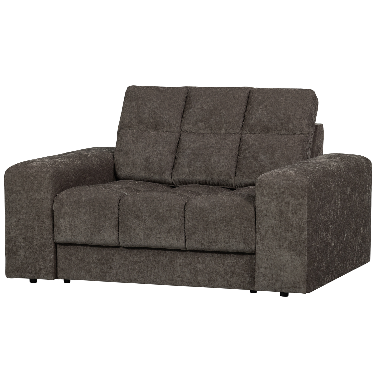 Second date loveseat velvet warmgrijs
