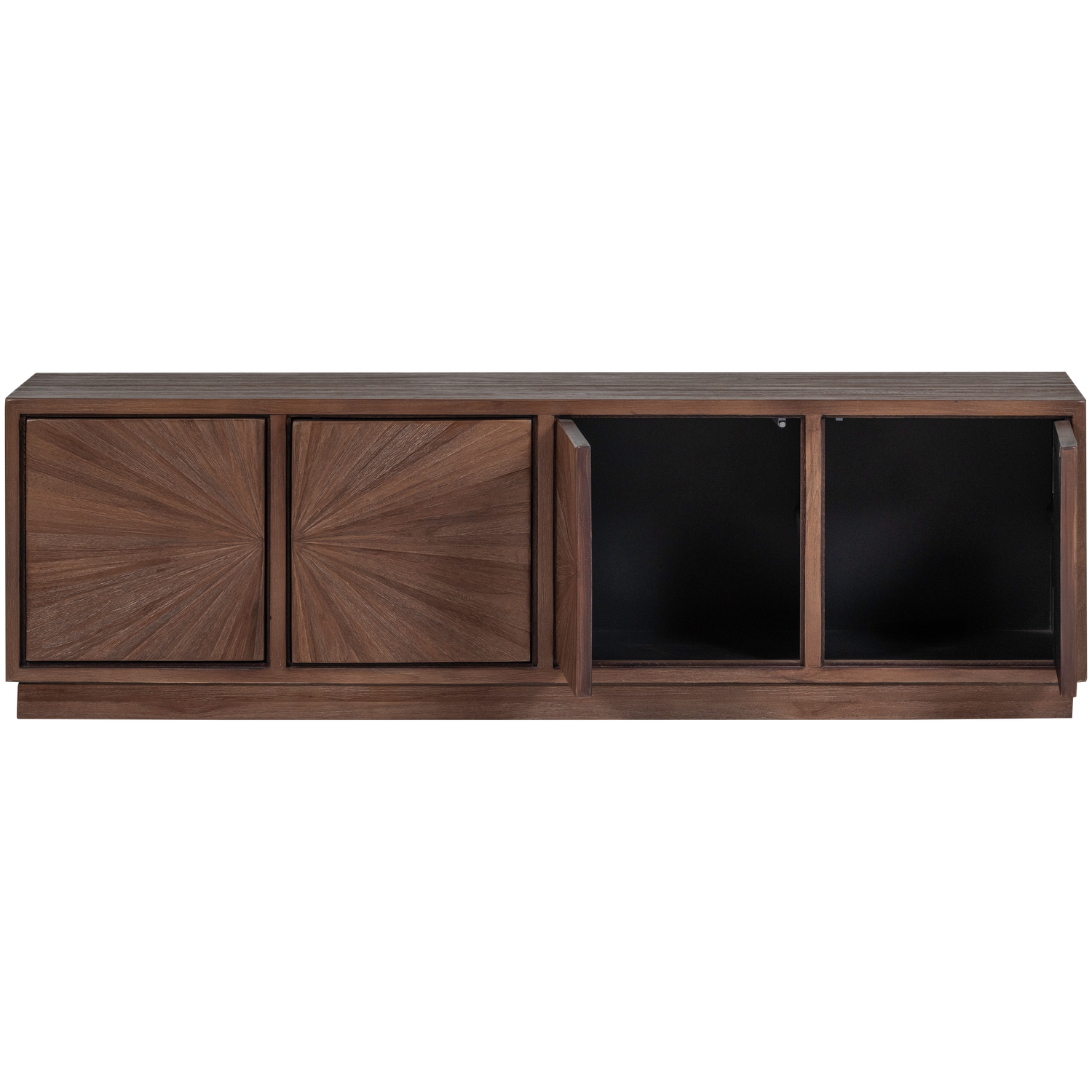 Sun tv meubel recycled teak bruin