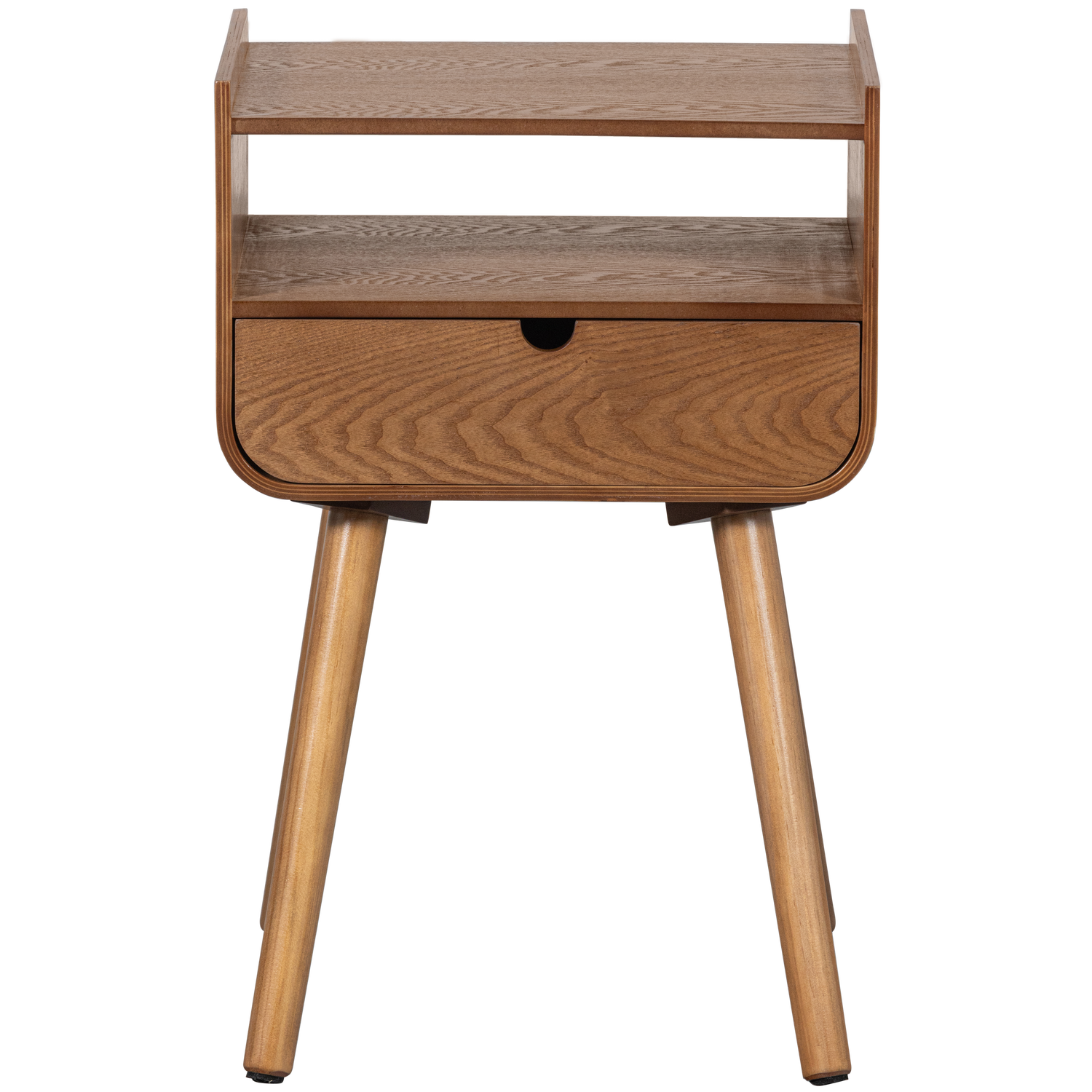 Nils nachtkastje/bijzettafel hout oudroze [fsc]