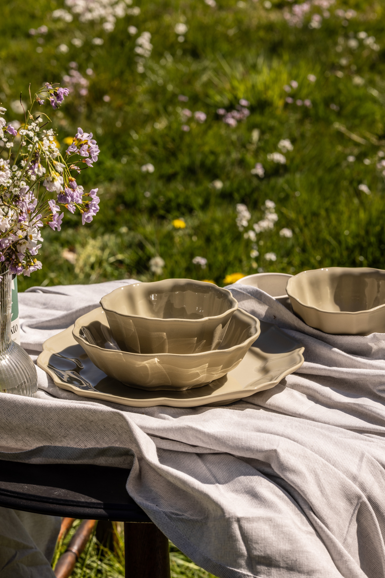 Serviesset Dreamy Ivory & Wild Olive - 6-delig - 2 pers
