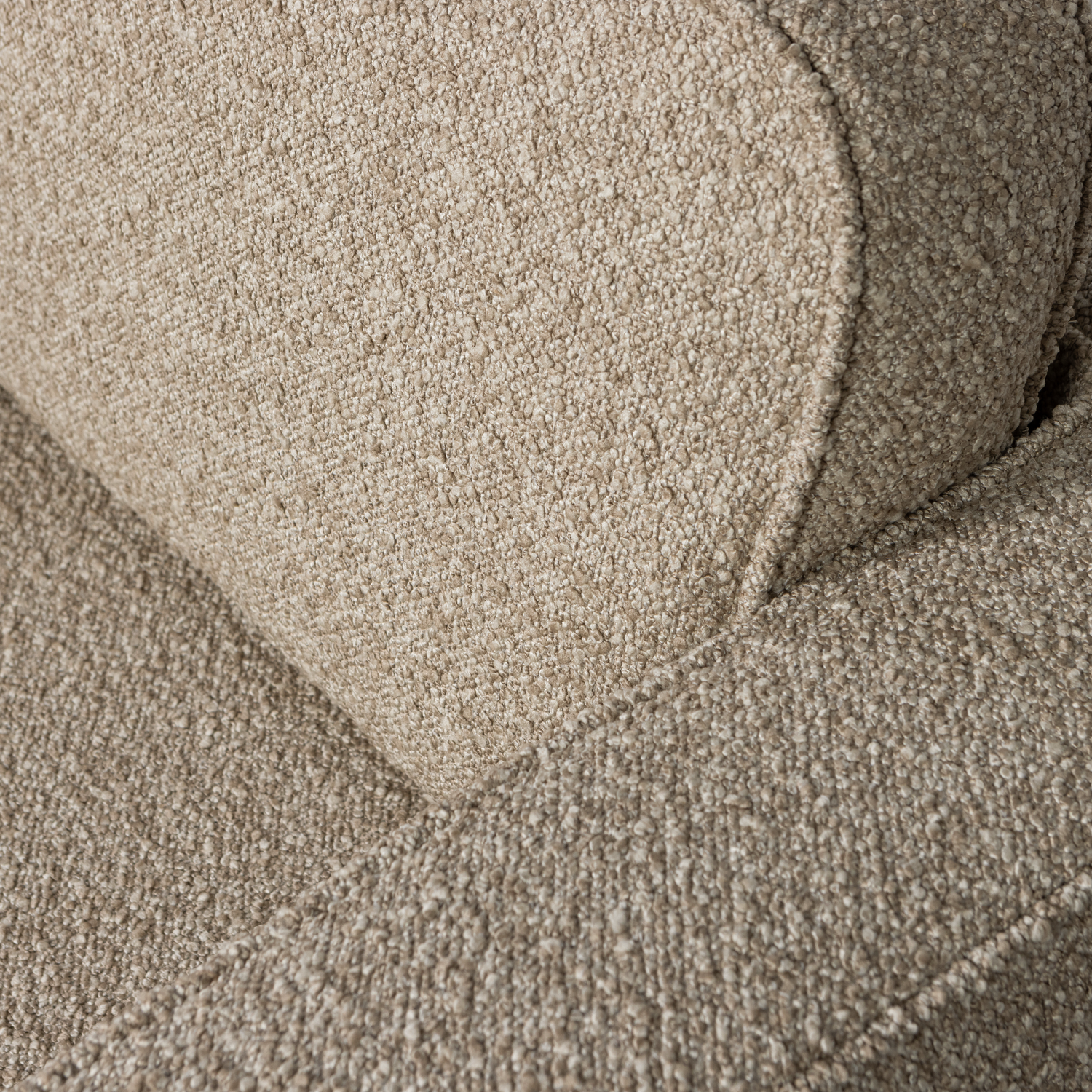 Lazy draaifauteuil boucle bruin
