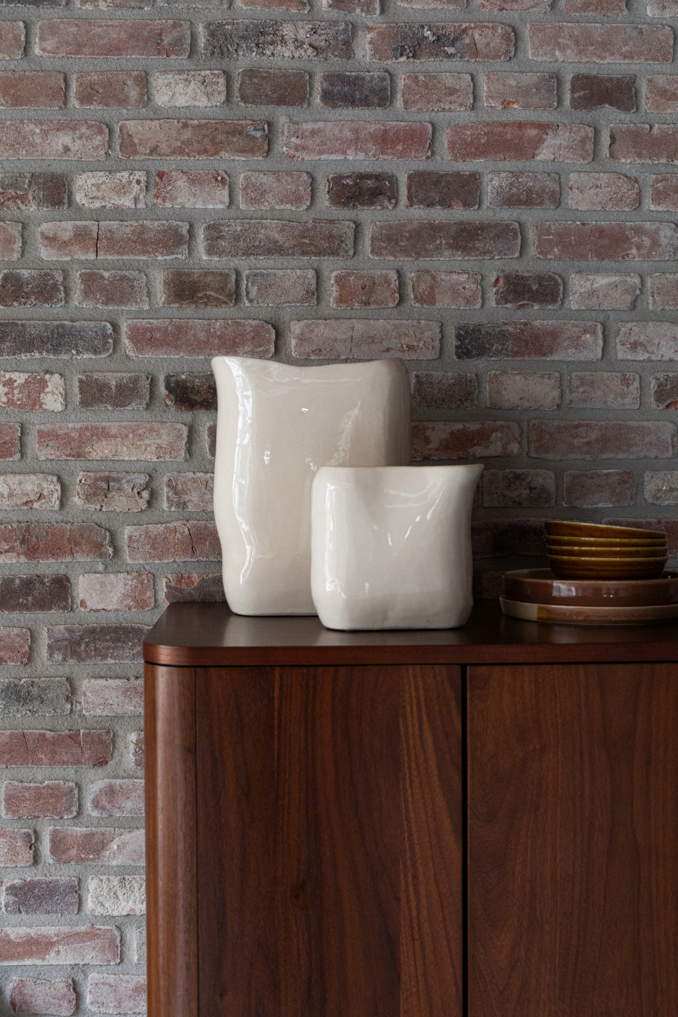 Vase edna m beige