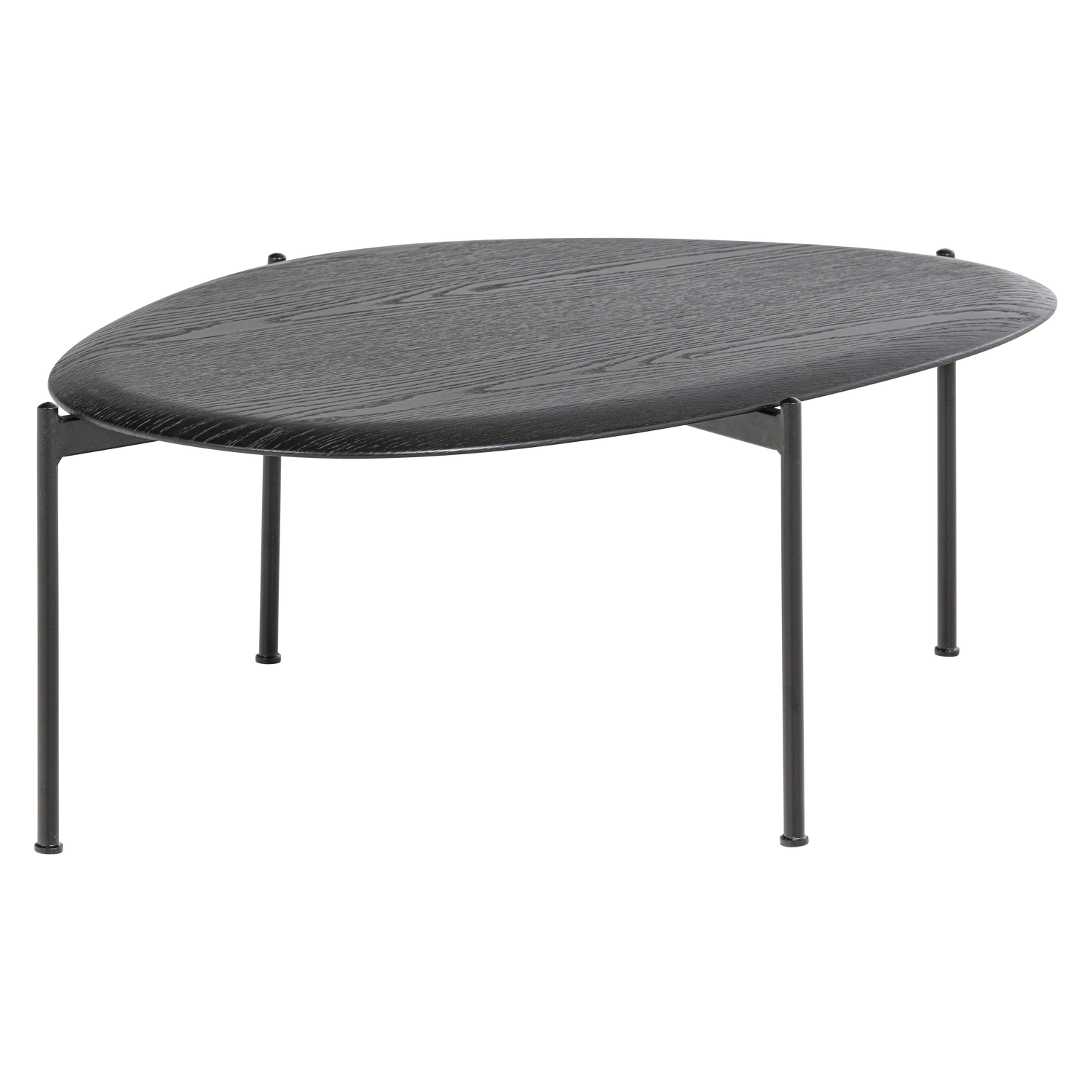 Kota salontafel 36x92x68 cm mdf/fineer zwart