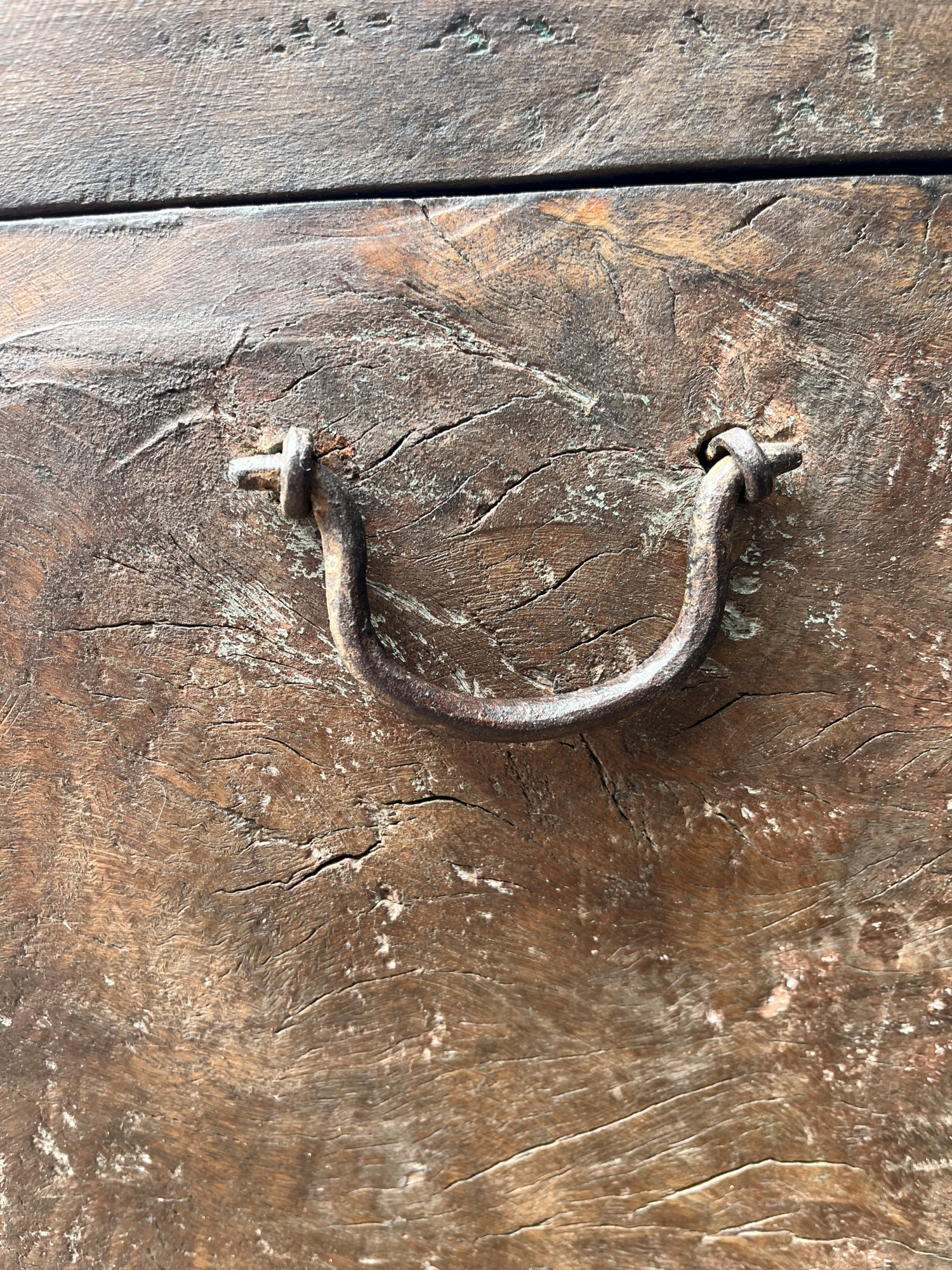Oude opbergkist uniek item