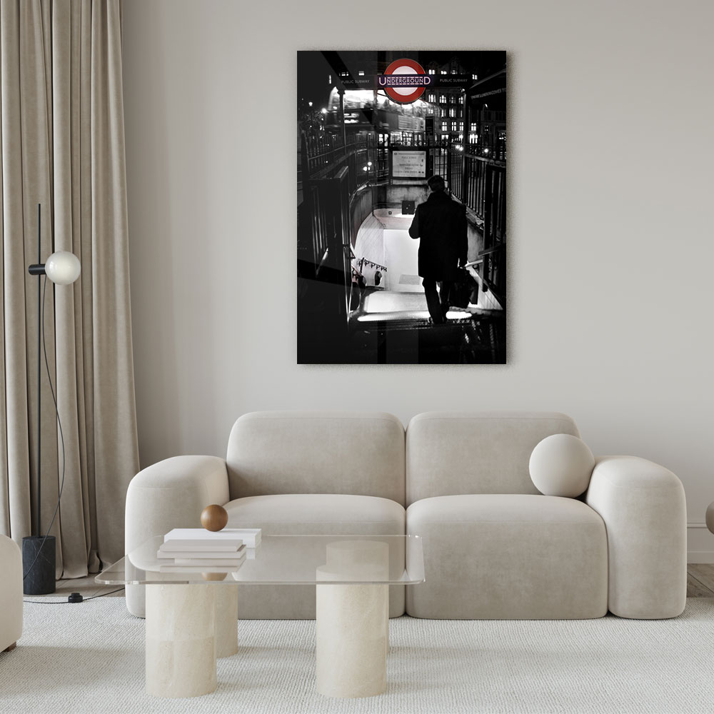 Walljar acrylglas schilderij - Underground