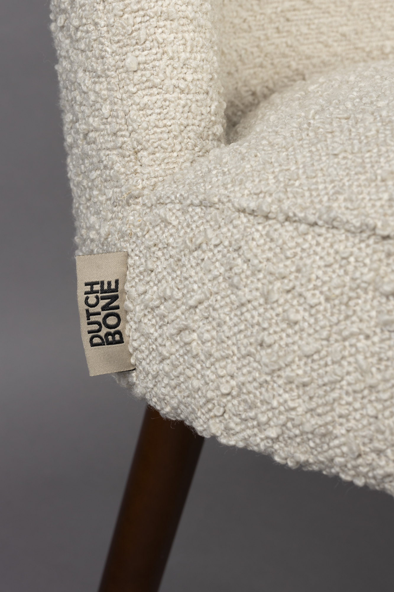 Dutchbone stoel Barbara Bouclé (set van 2)