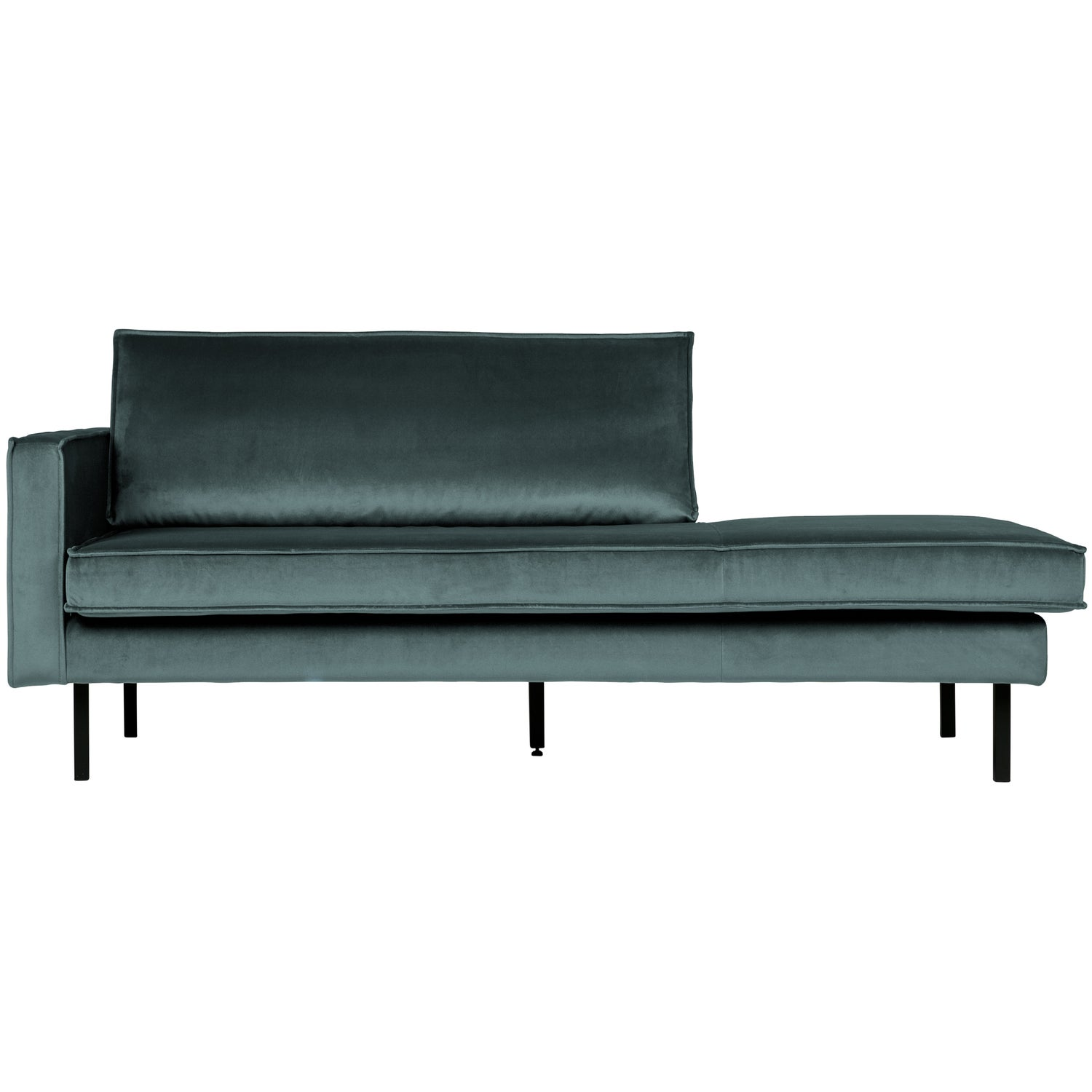 Rodeo daybed links structure velvet brass
