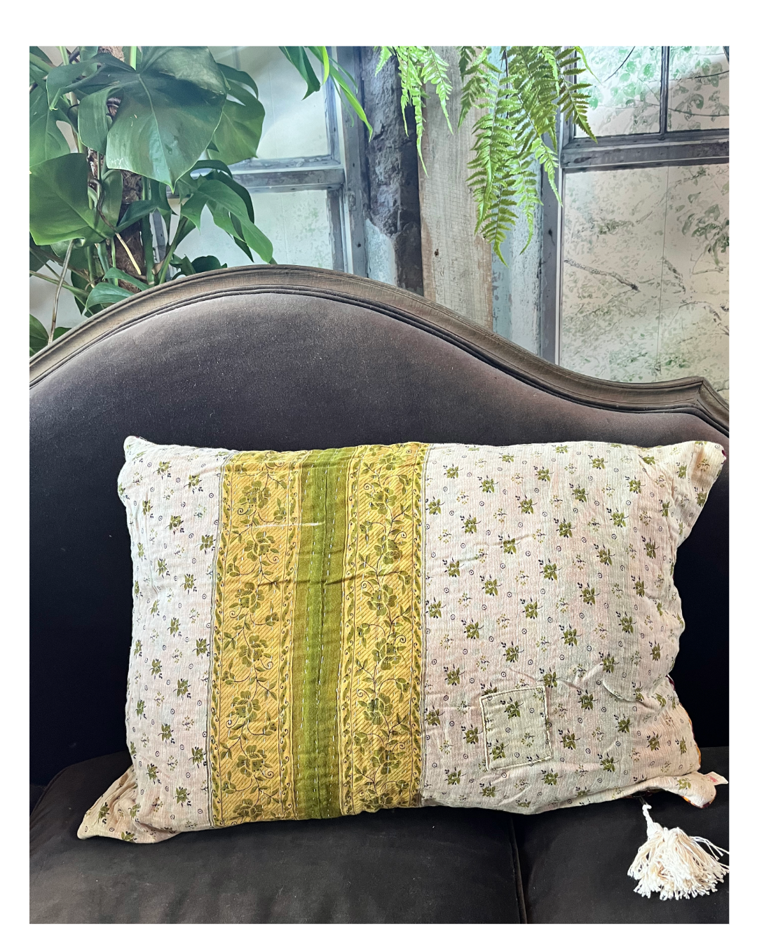 Kussen Kantha vintage 50x70 cm